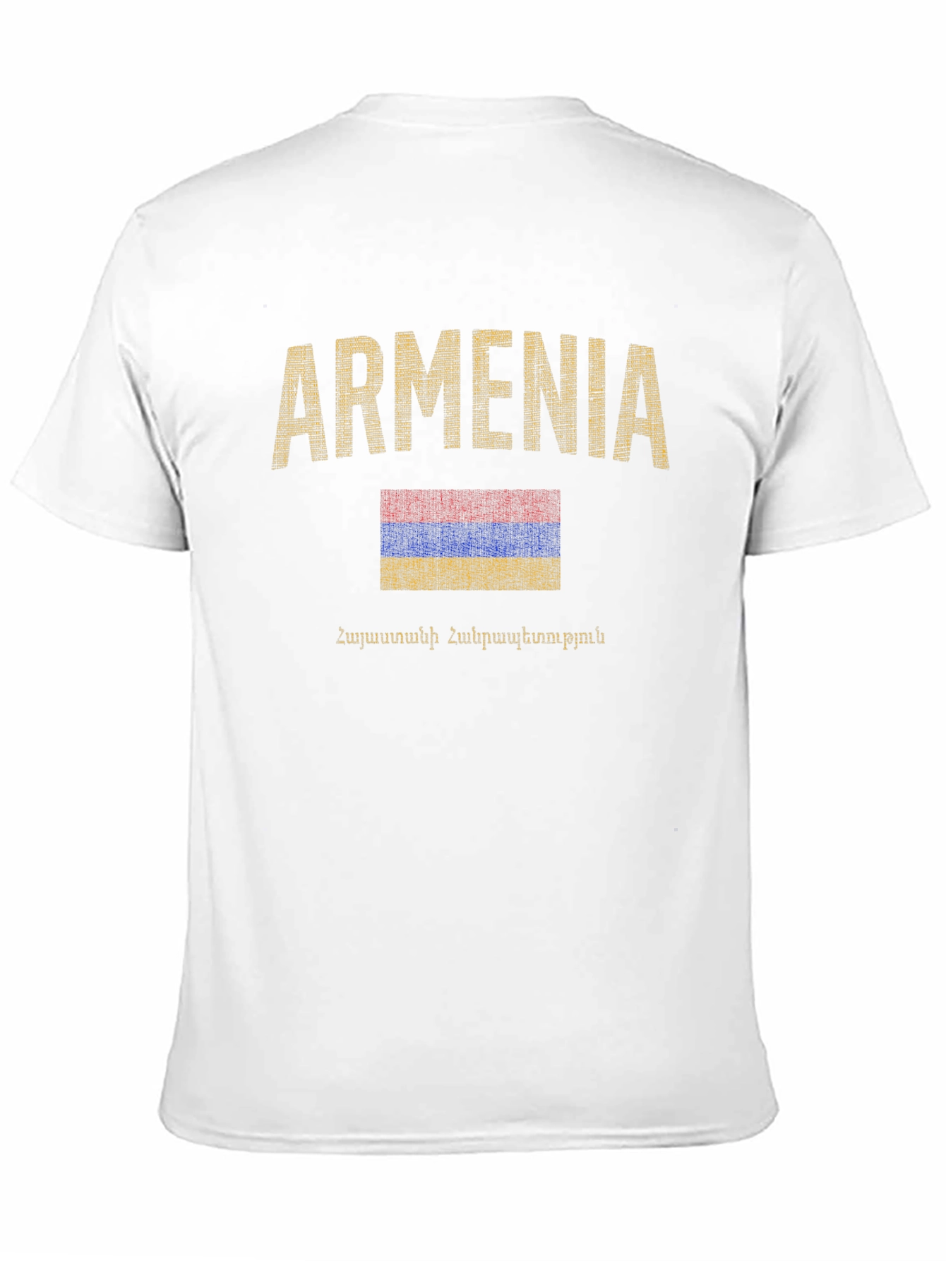 Armenia Flag T-Shirt - Distressed Graphic Tee