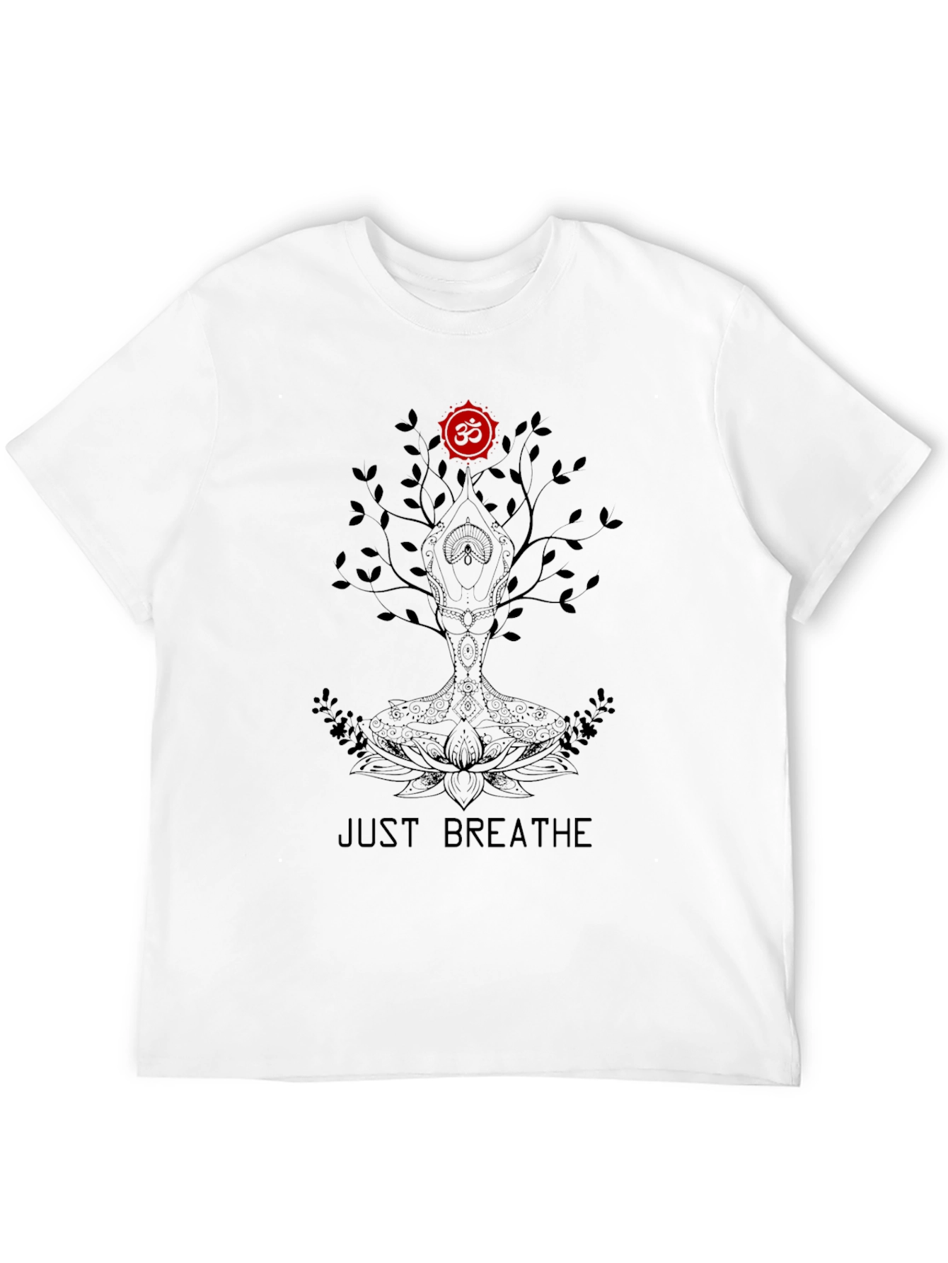 Just Breathe Tree Graphic Tee