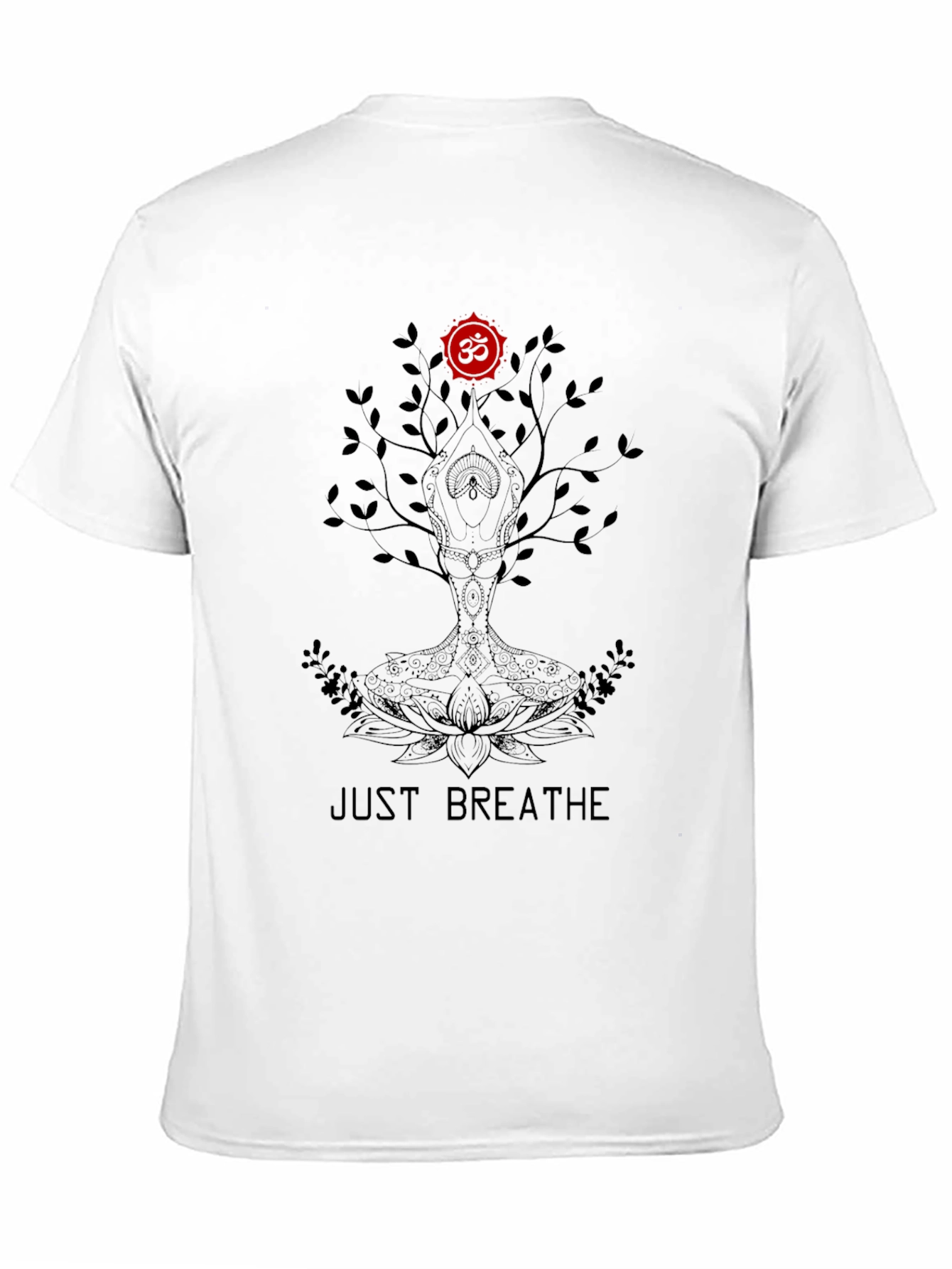 Just Breathe Tree Graphic Tee
