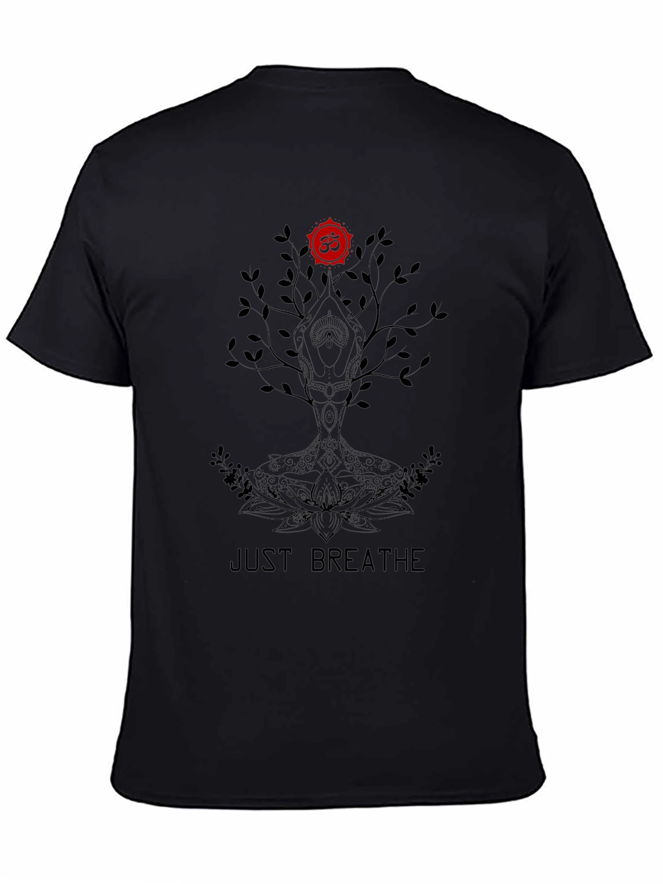 Just Breathe Tree Graphic Tee