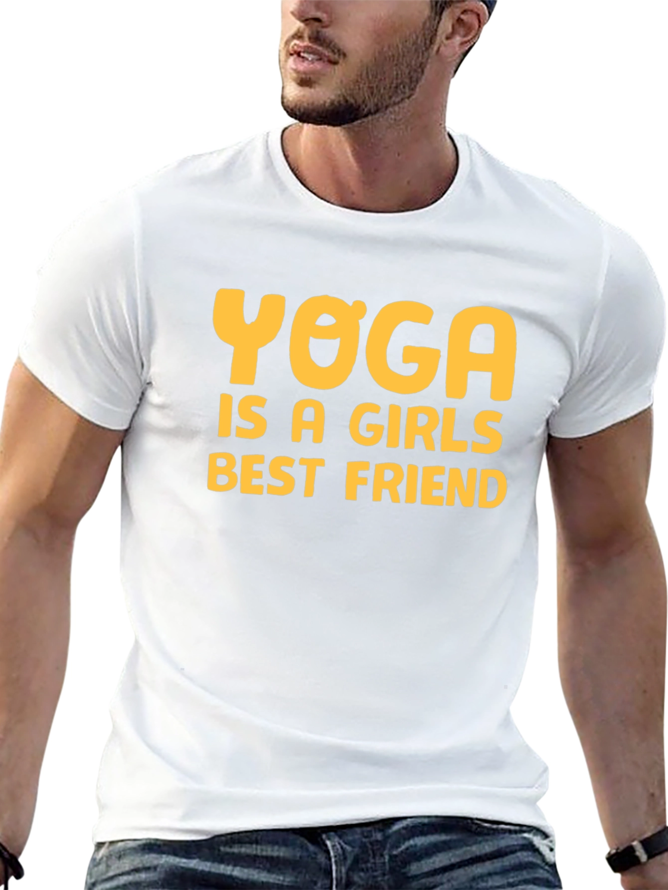 Yoga is a Girls Best Friend Black T-Shirt