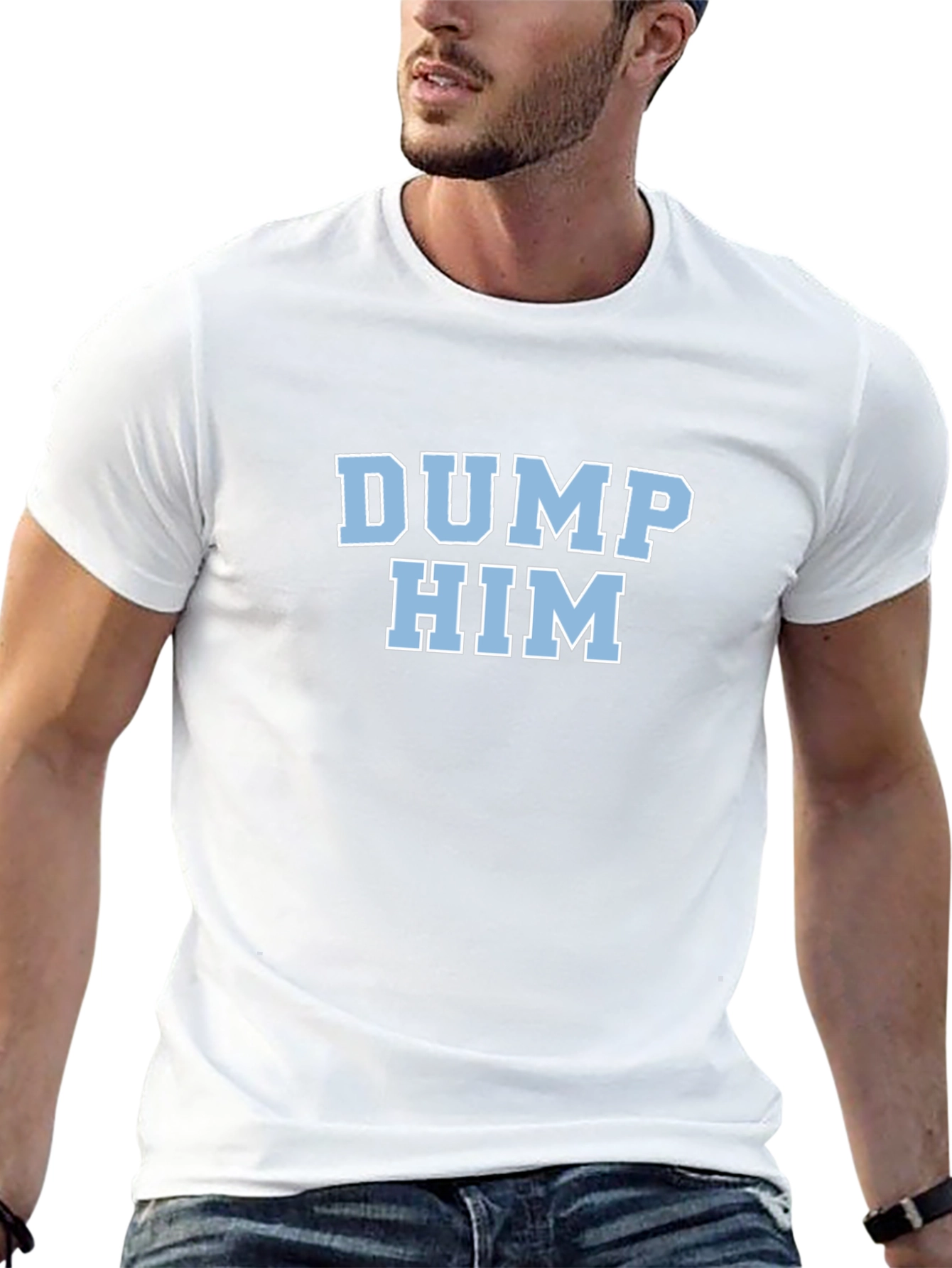 DUMP HIM Graphic Tee - Trendy & Casual