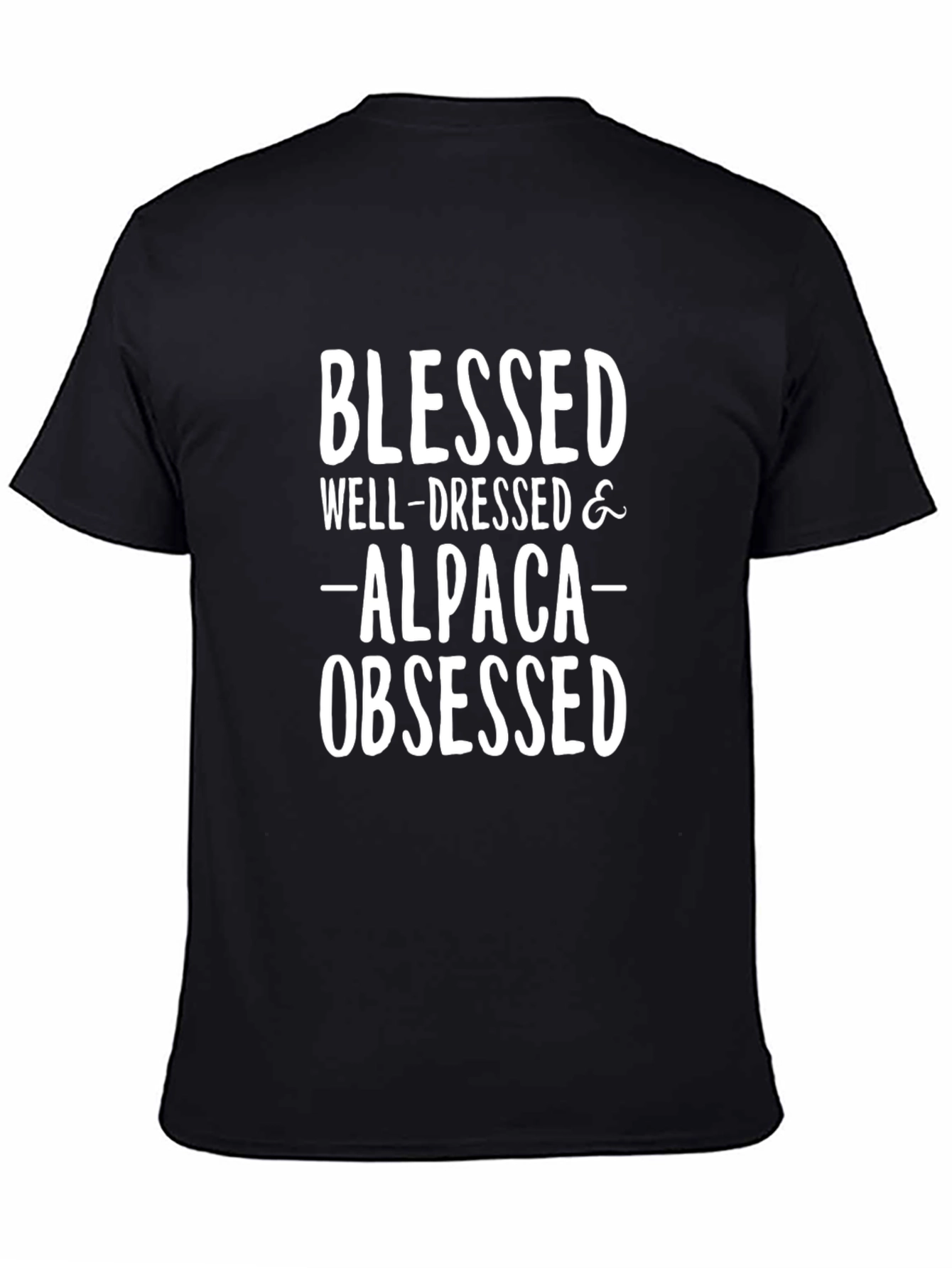 Blessed Alpaca Obsessed Graphic Tee
