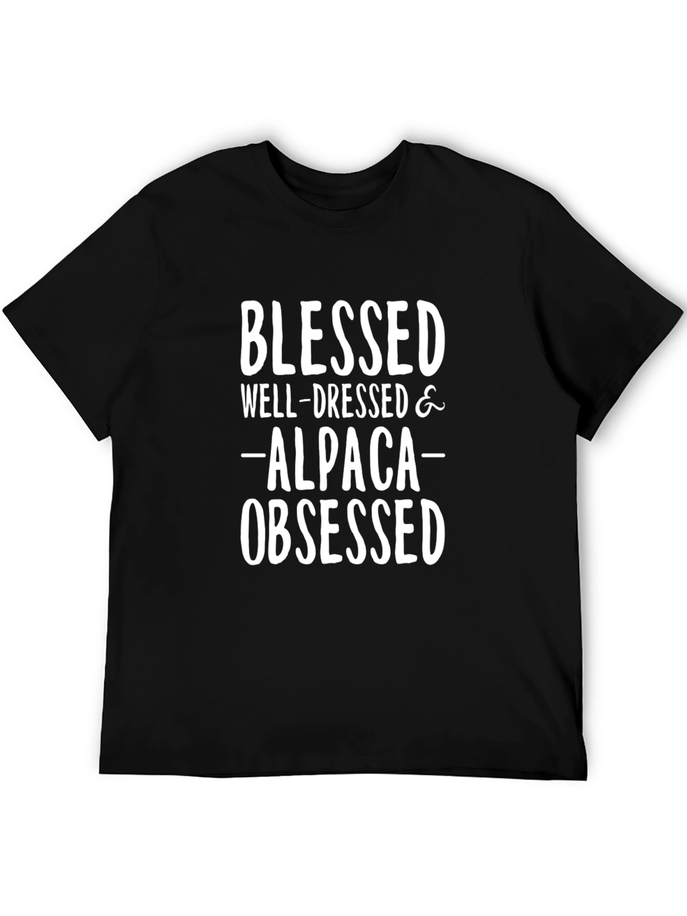 Blessed Alpaca Obsessed Graphic Tee