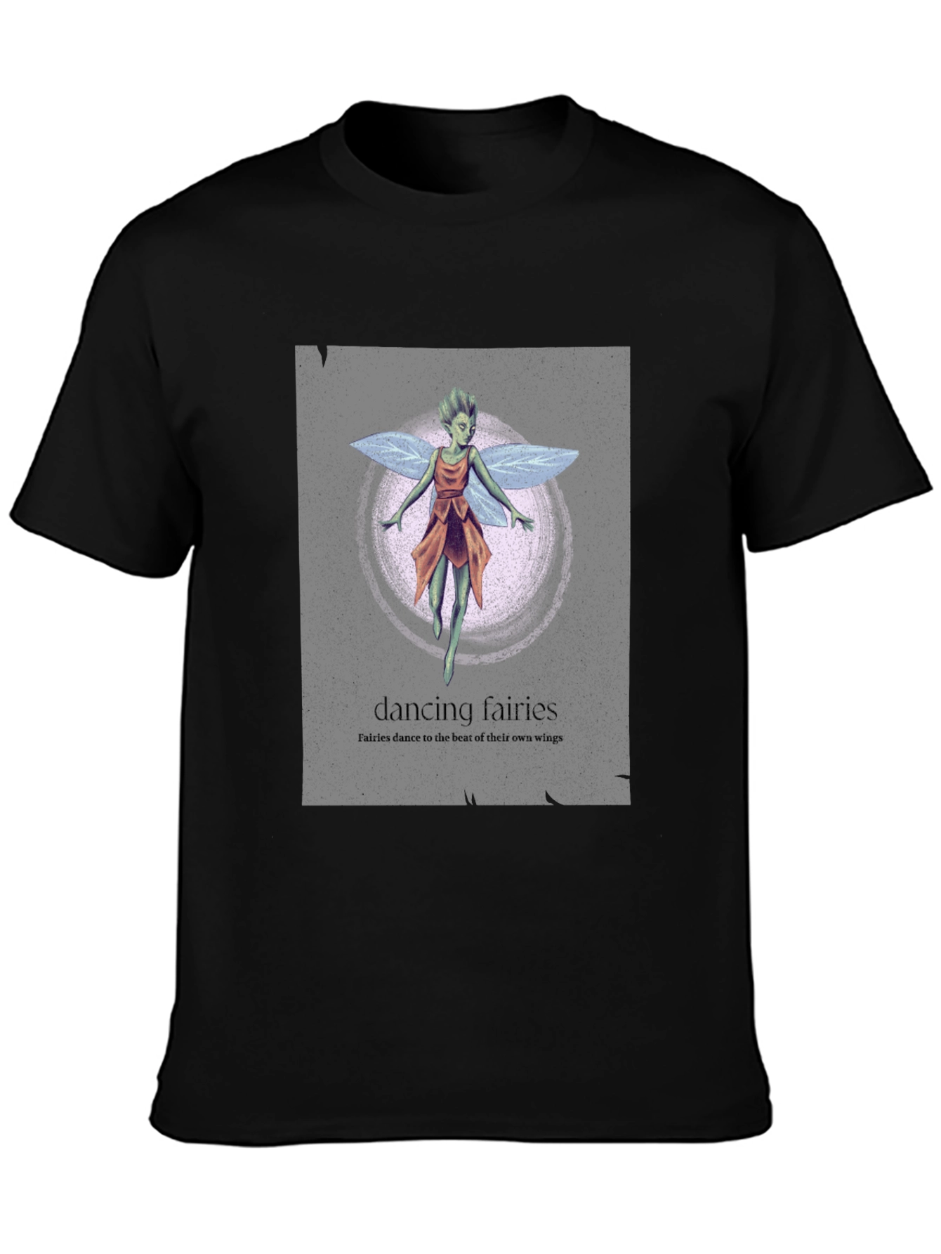 Dancing Fairies Graphic Tee - Unique Design Soft Cotton