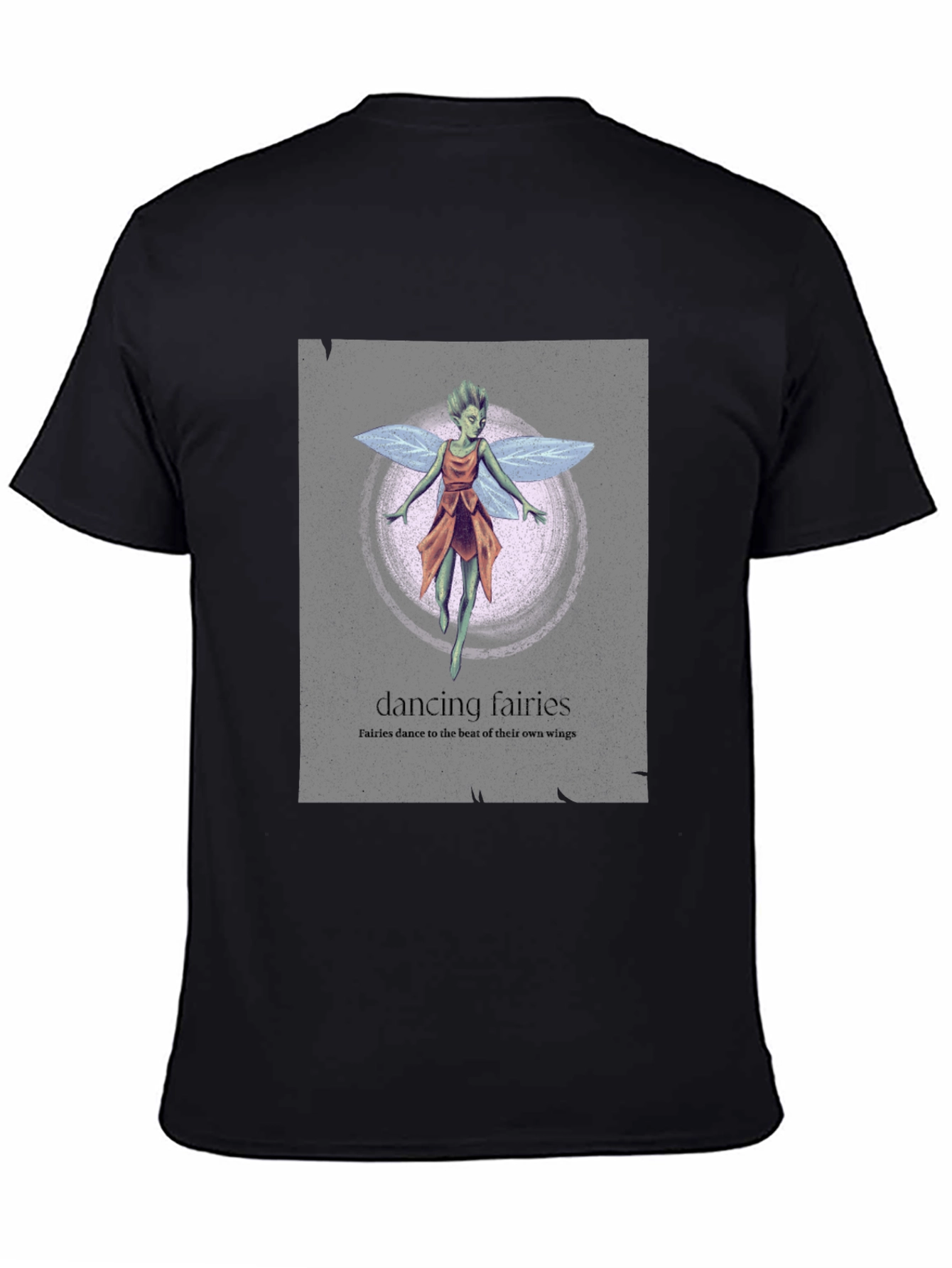Dancing Fairies Graphic Tee - Unique Design Soft Cotton