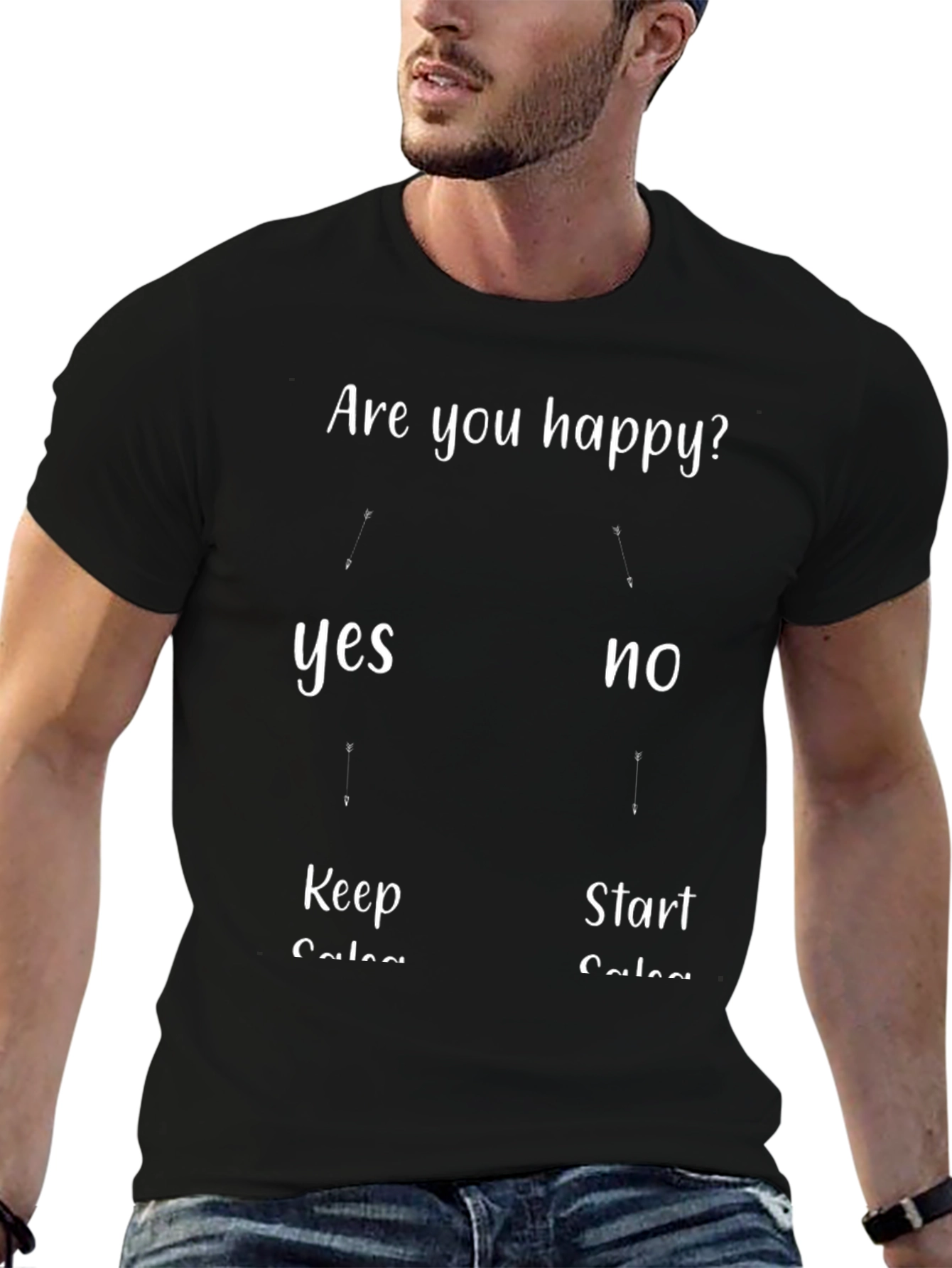 Funny Are You Happy T-Shirt