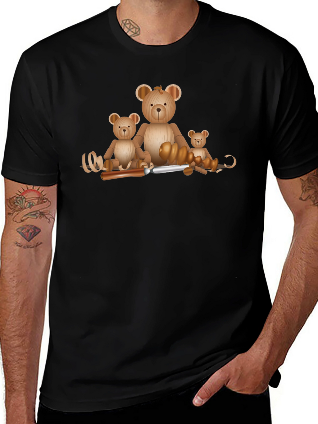 Wooden Bear T-Shirt