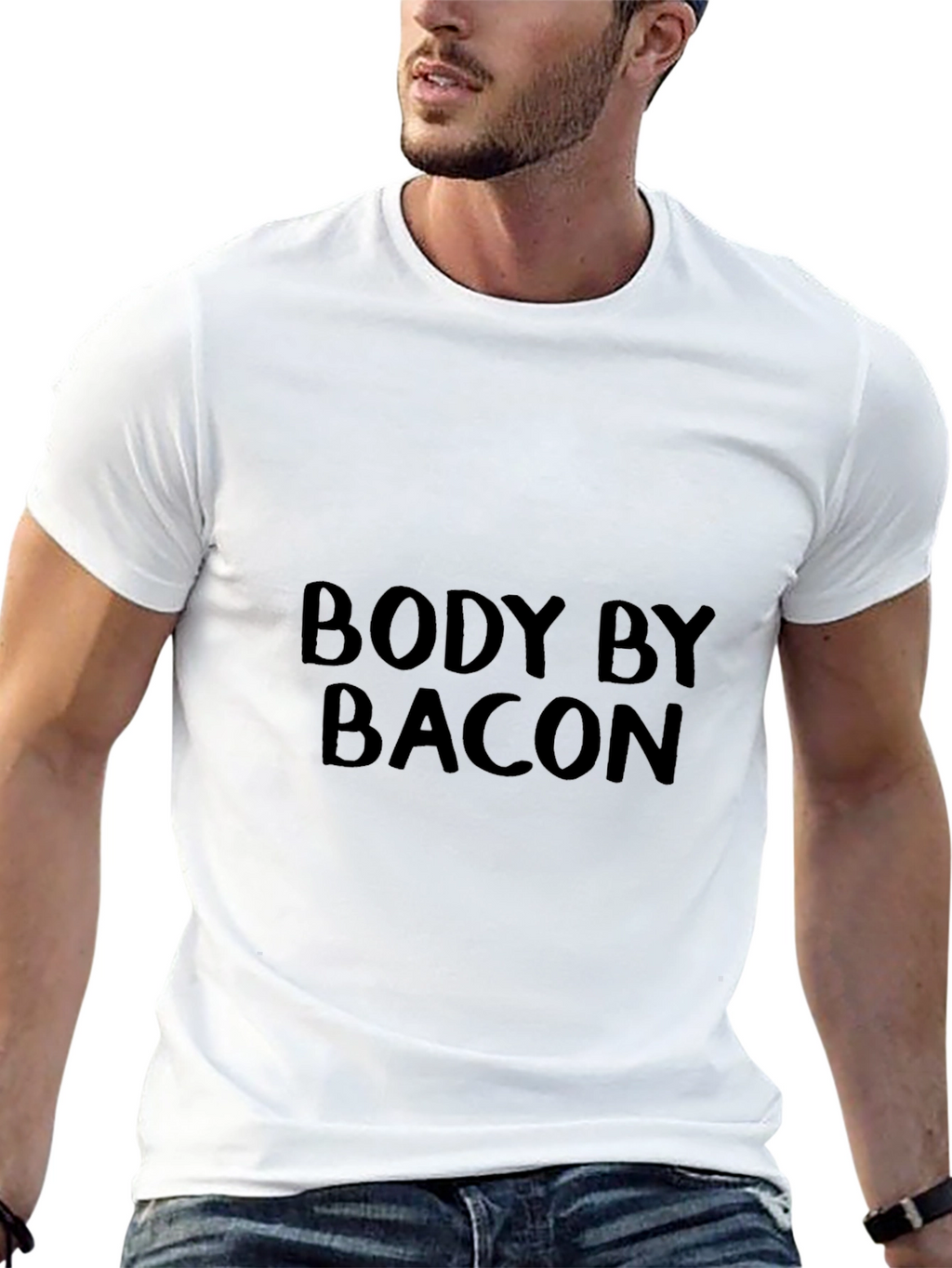 Body by Bacon T-Shirt - Funny Foodie Tee