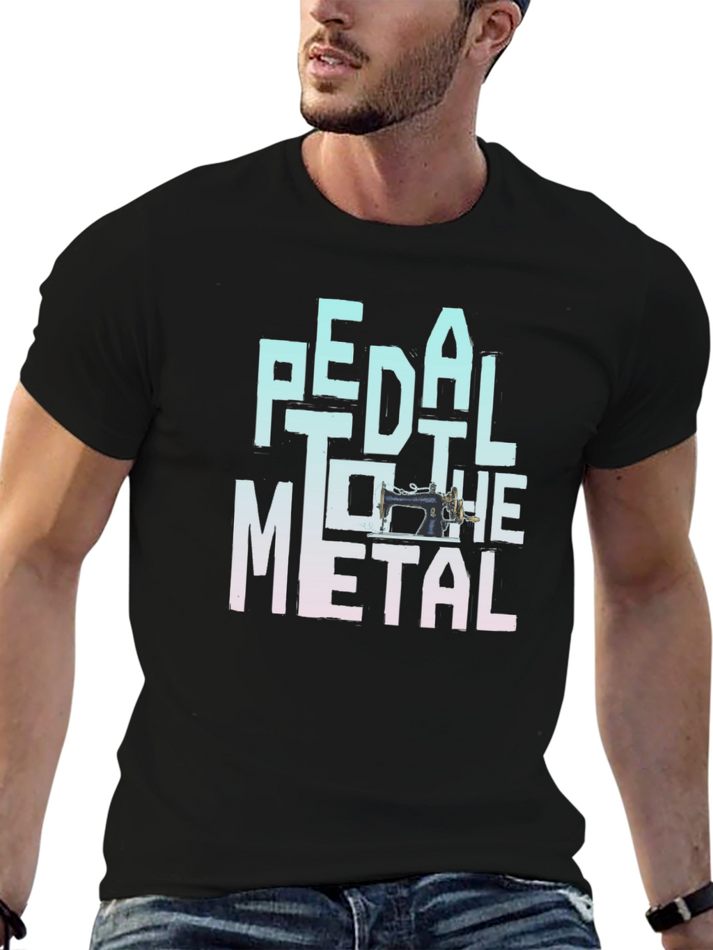 Pedal to the Metal Sewing Machine T-Shirt