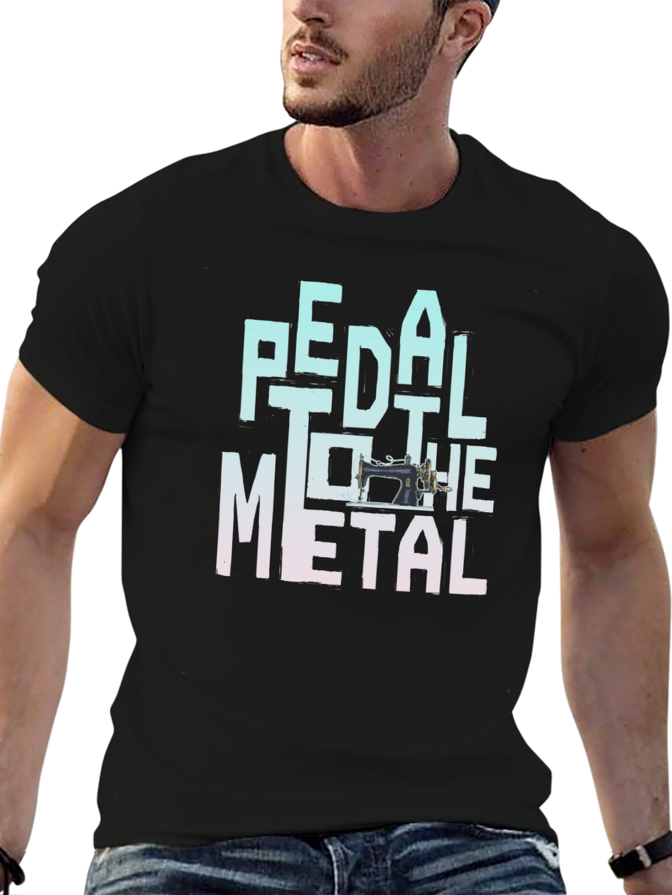 Pedal to the Metal Sewing Machine T-Shirt