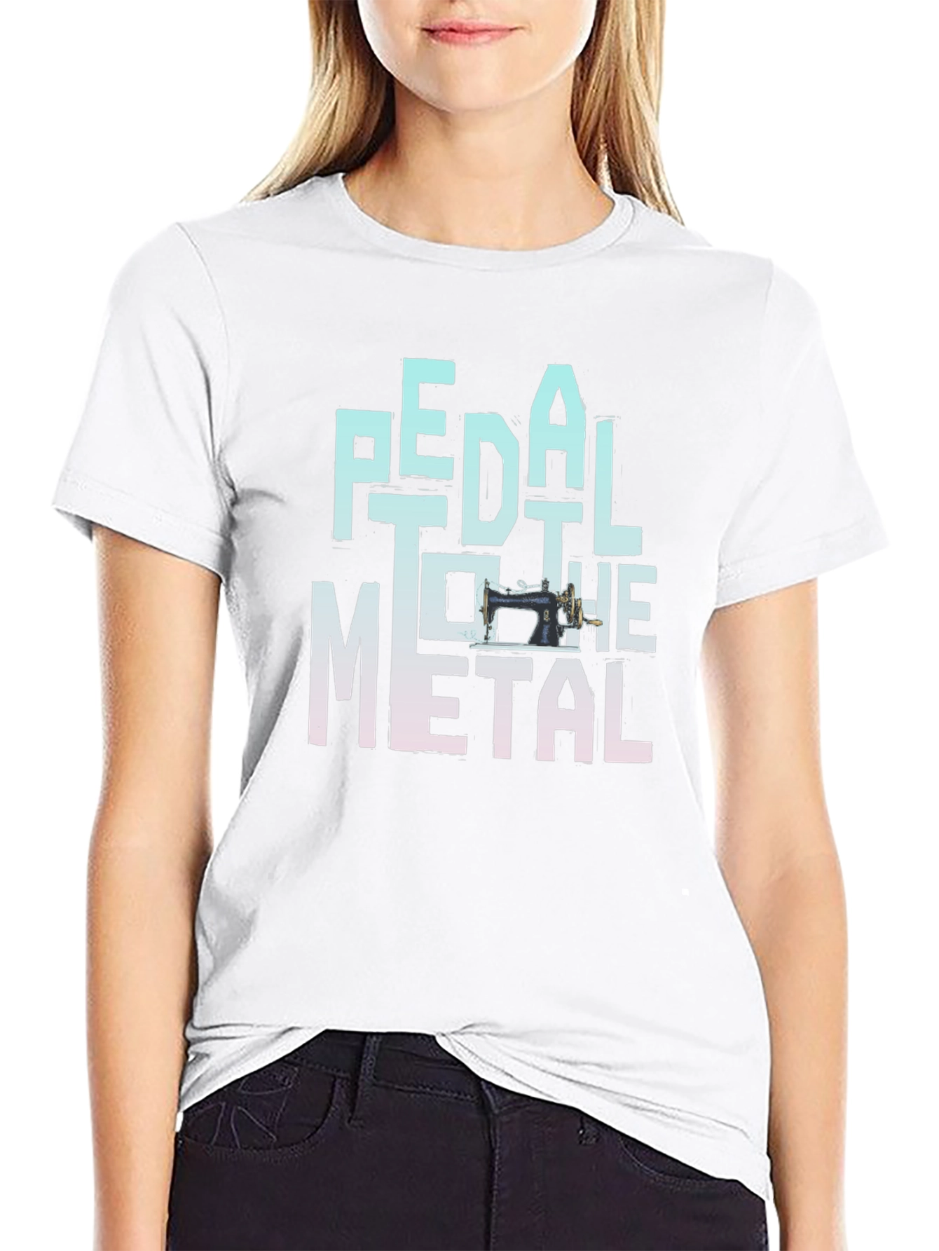 Pedal to the Metal Sewing Machine T-Shirt