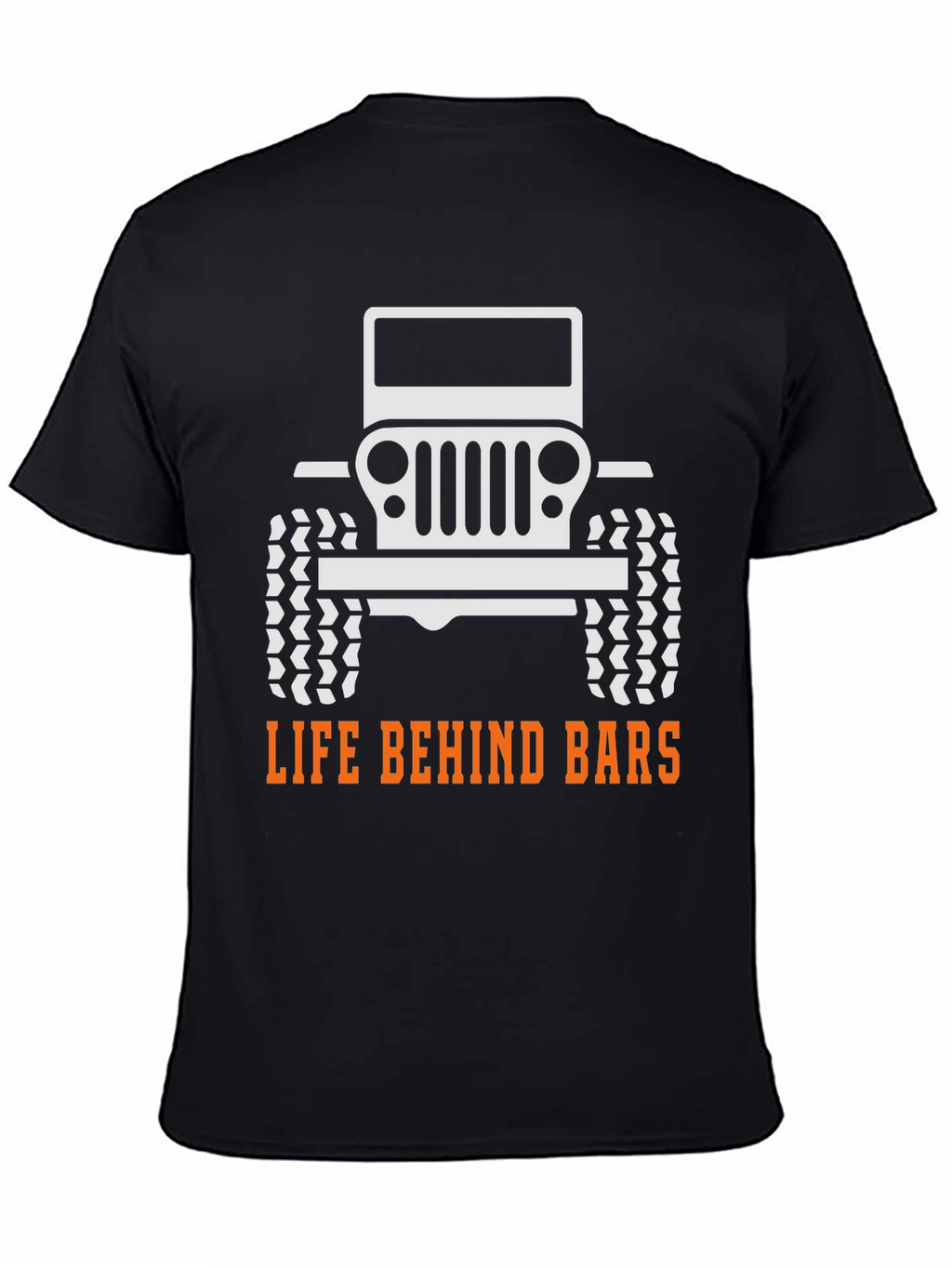 Life Behind Bars Jeep T-Shirt - Black