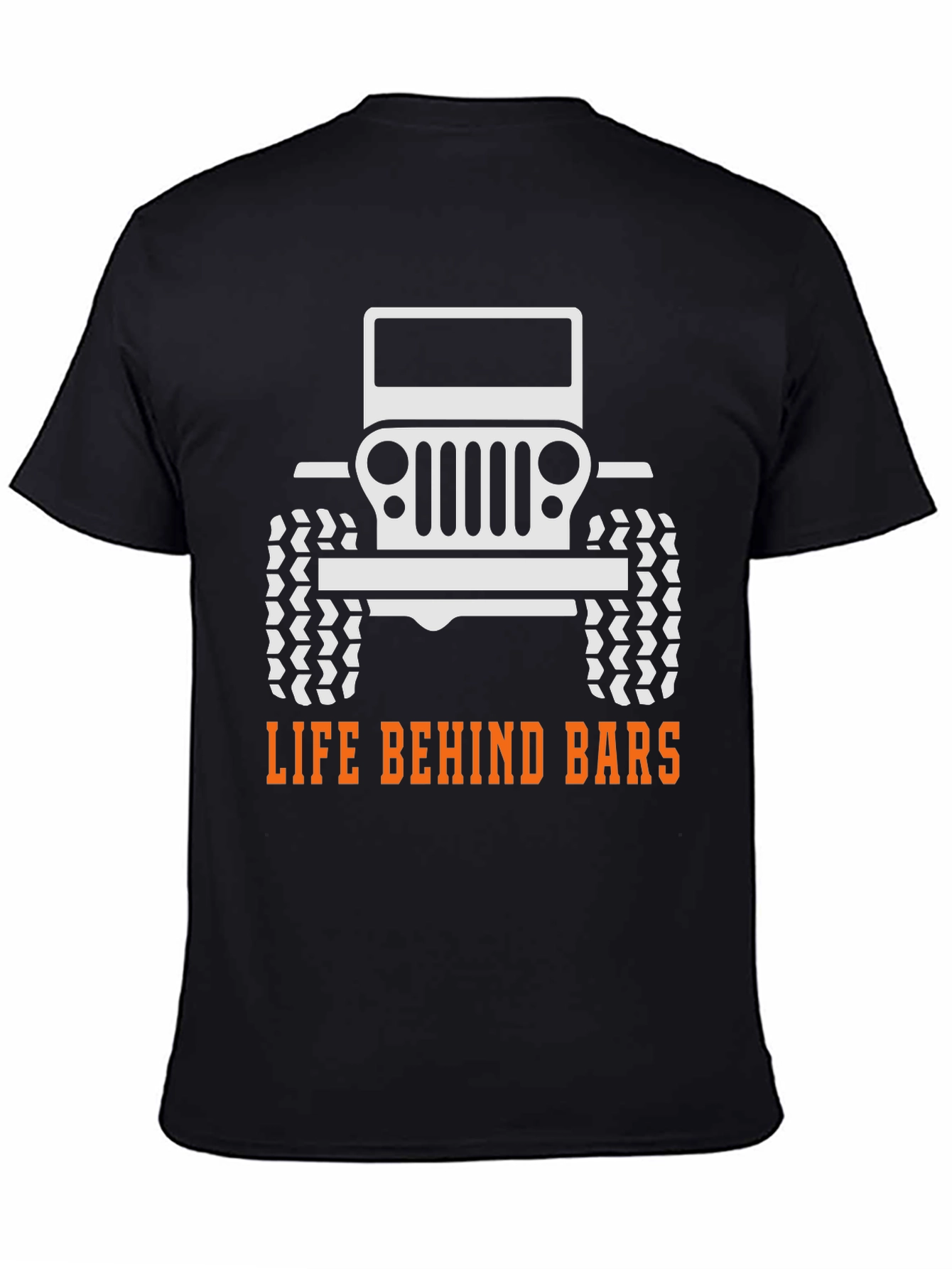 Life Behind Bars Jeep T-Shirt - Black