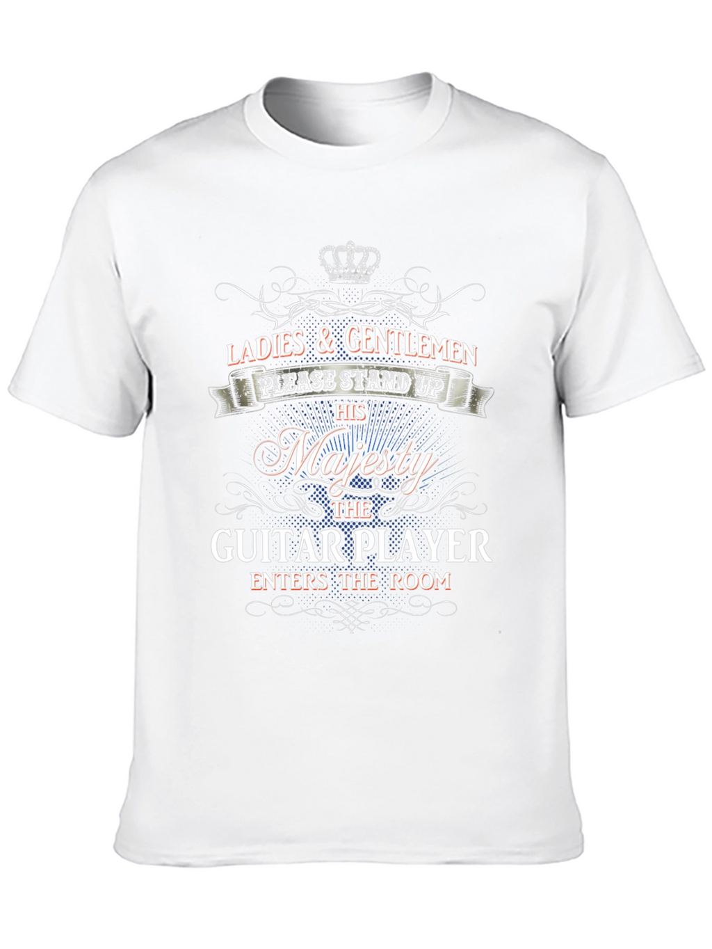 Majesty Guitar Player T-Shirt: Stand Up & Show Respect!