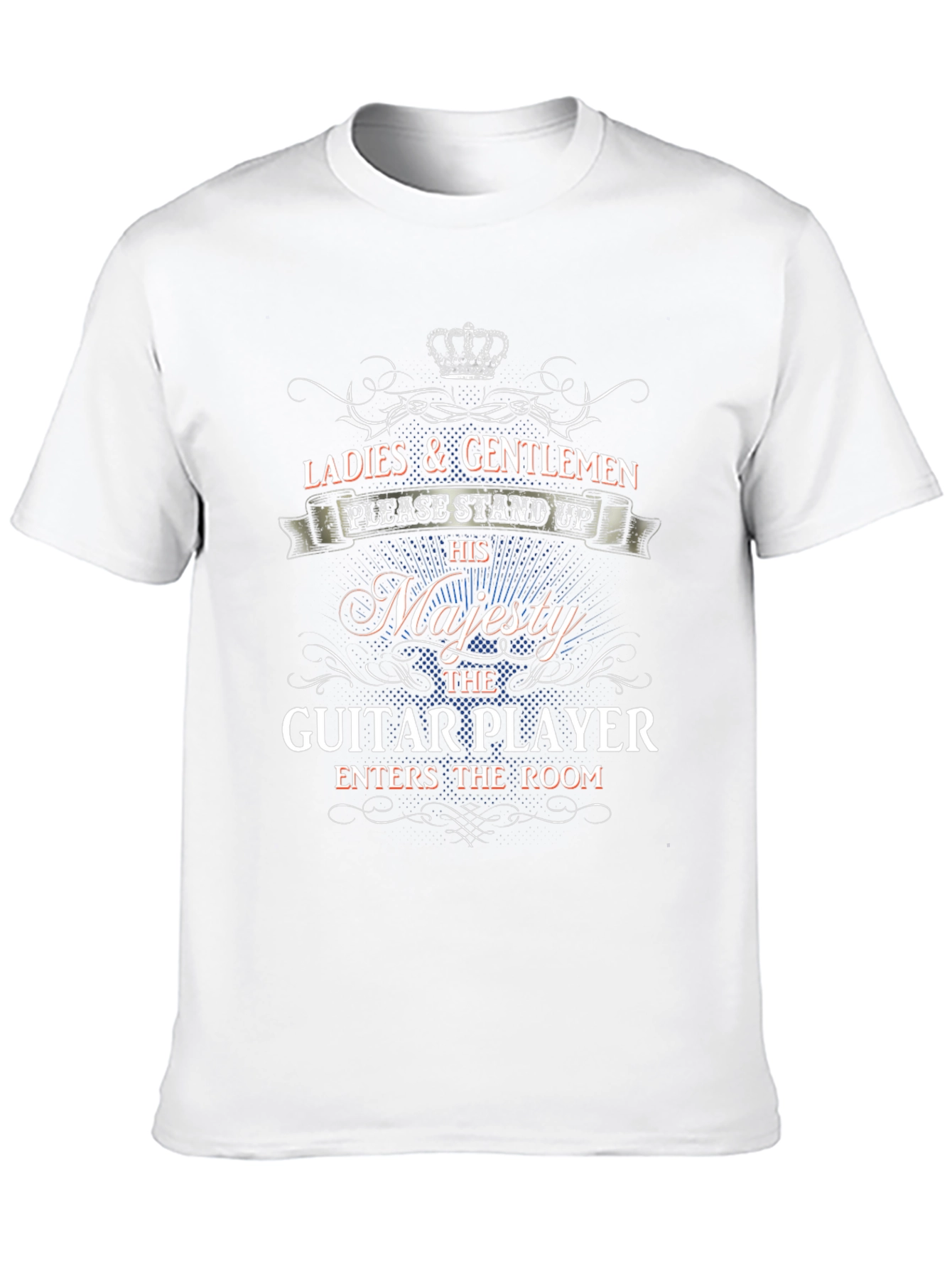 Majesty Guitar Player T-Shirt: Stand Up & Show Respect!