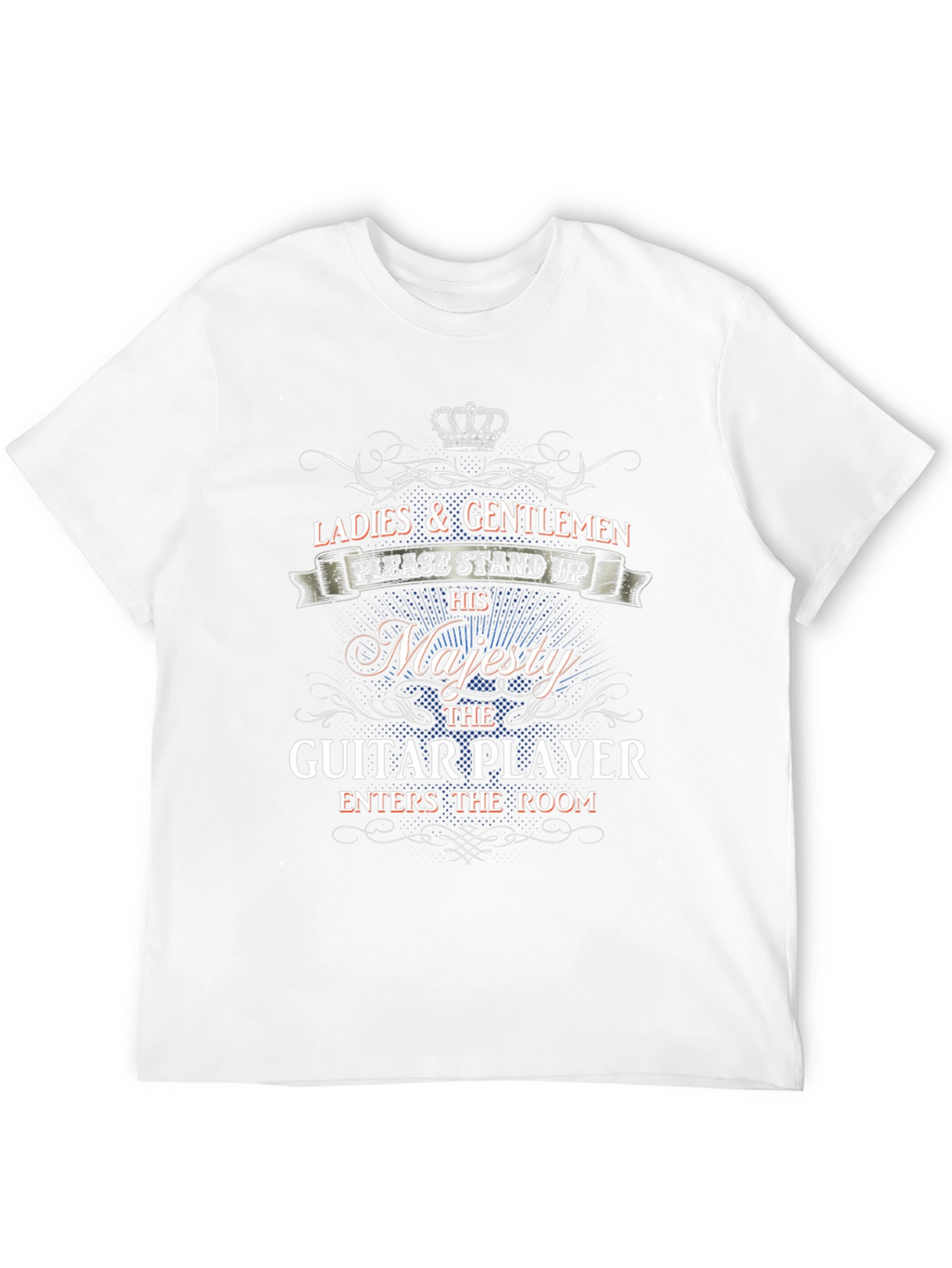 Majesty Guitar Player T-Shirt: Stand Up & Show Respect!