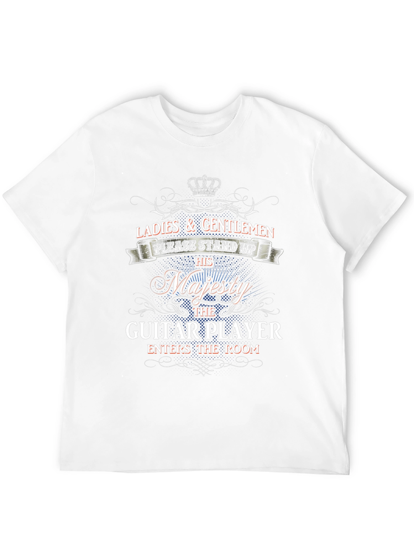Majesty Guitar Player T-Shirt: Stand Up & Show Respect!