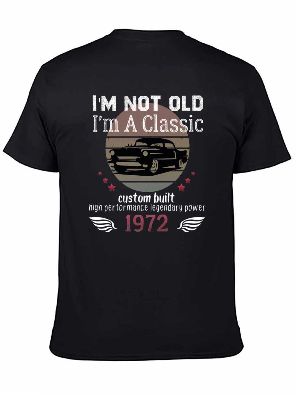 Classic 1972 Car Enthusiast T-Shirt