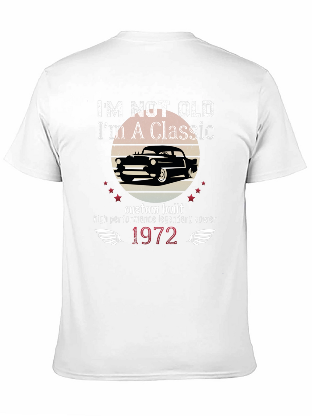 Classic 1972 Car Enthusiast T-Shirt