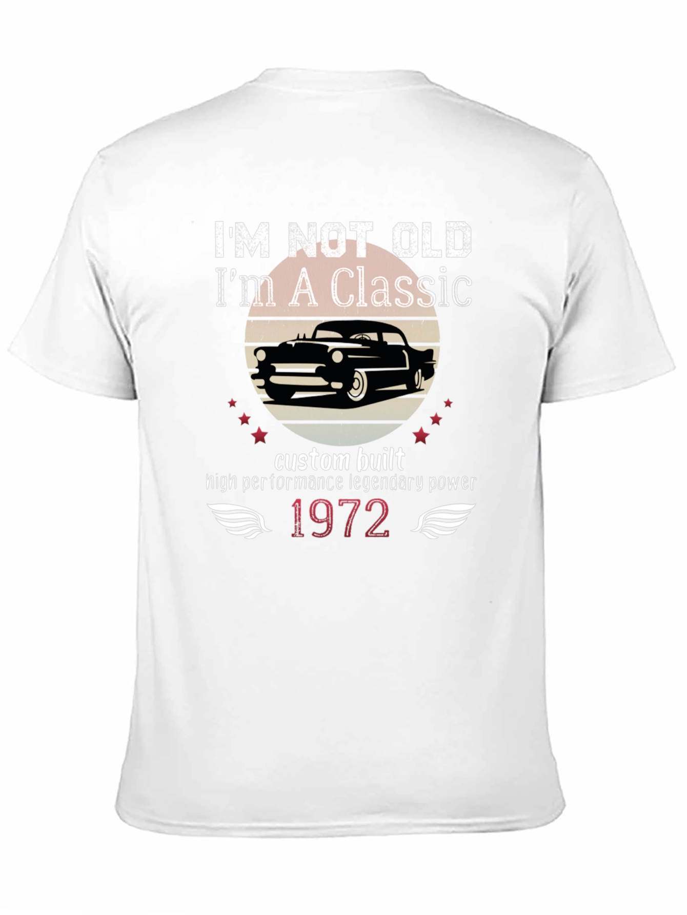 Classic 1972 Car Enthusiast T-Shirt