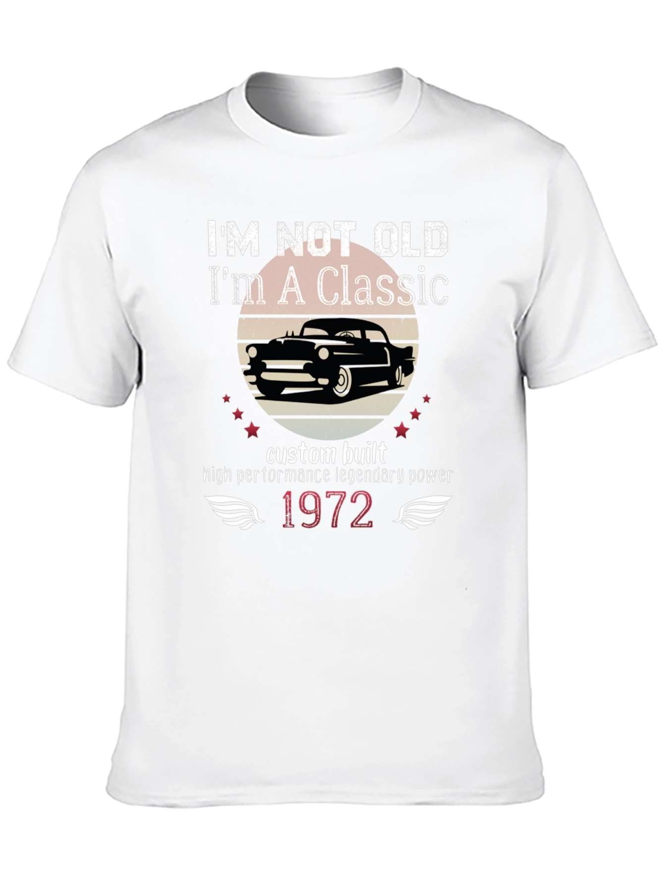 Classic 1972 Car Enthusiast T-Shirt
