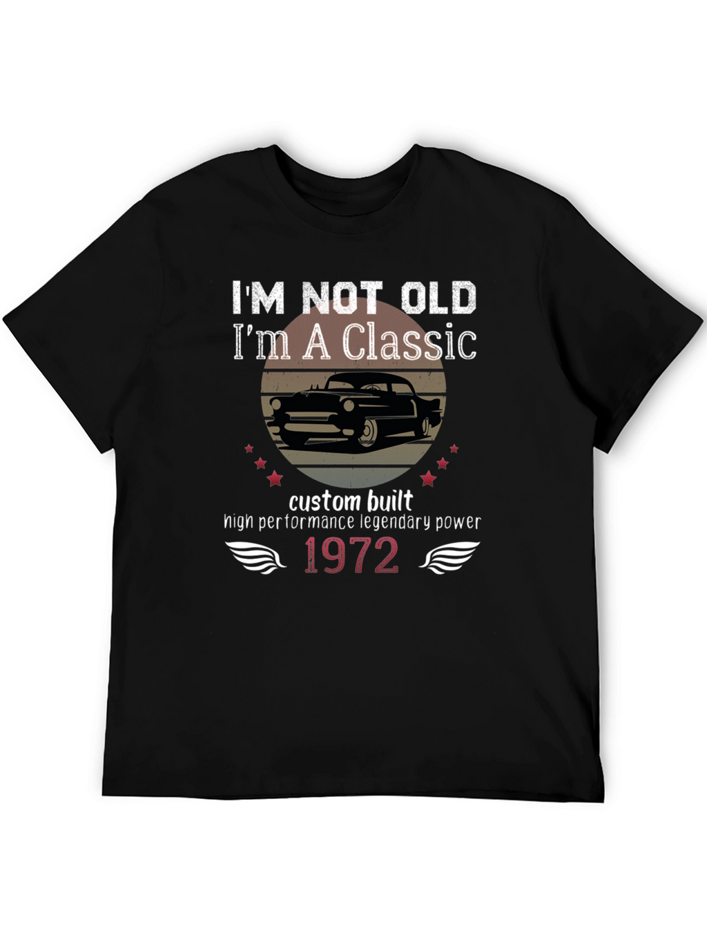 Classic 1972 Car Enthusiast T-Shirt
