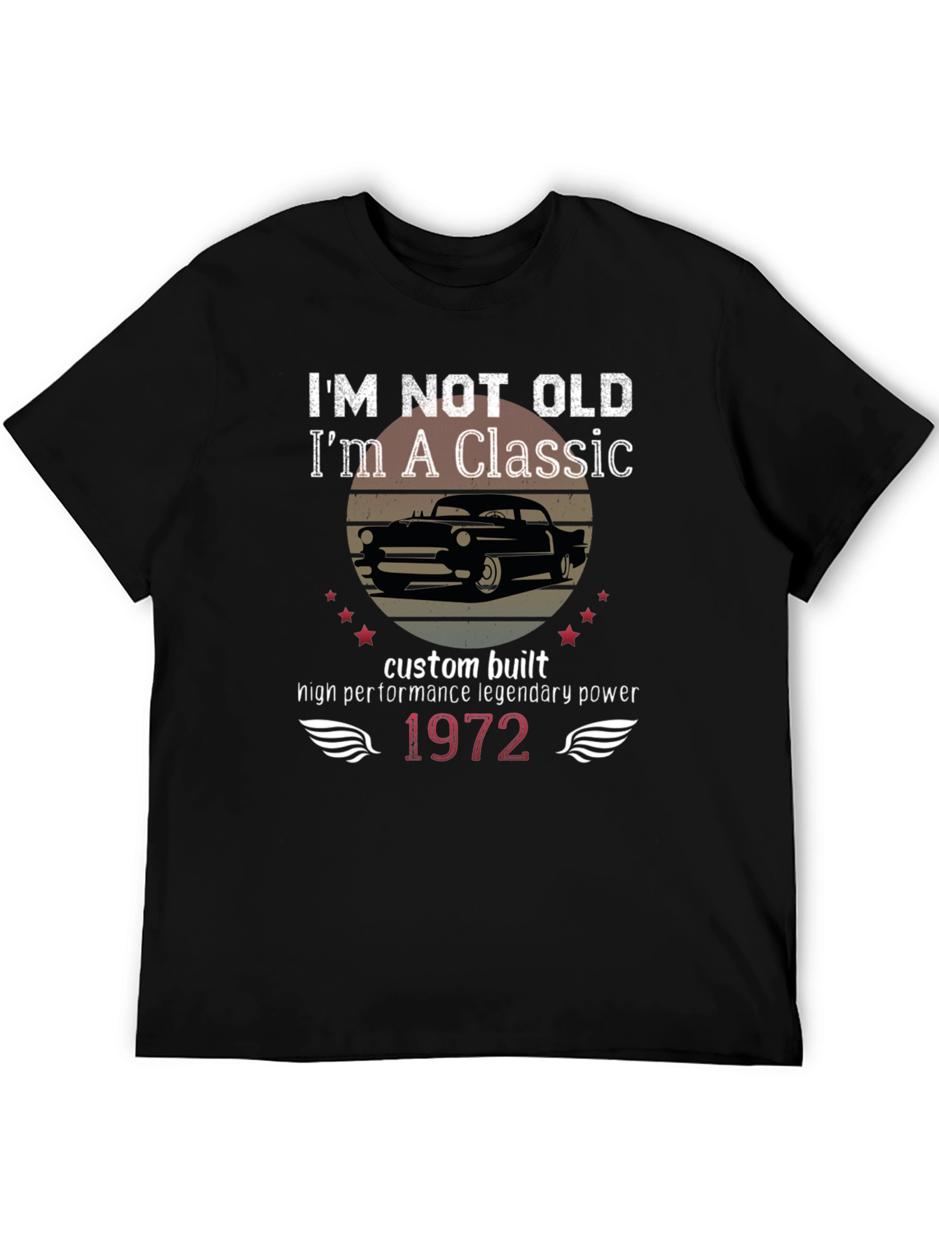 Classic 1972 Car Enthusiast T-Shirt
