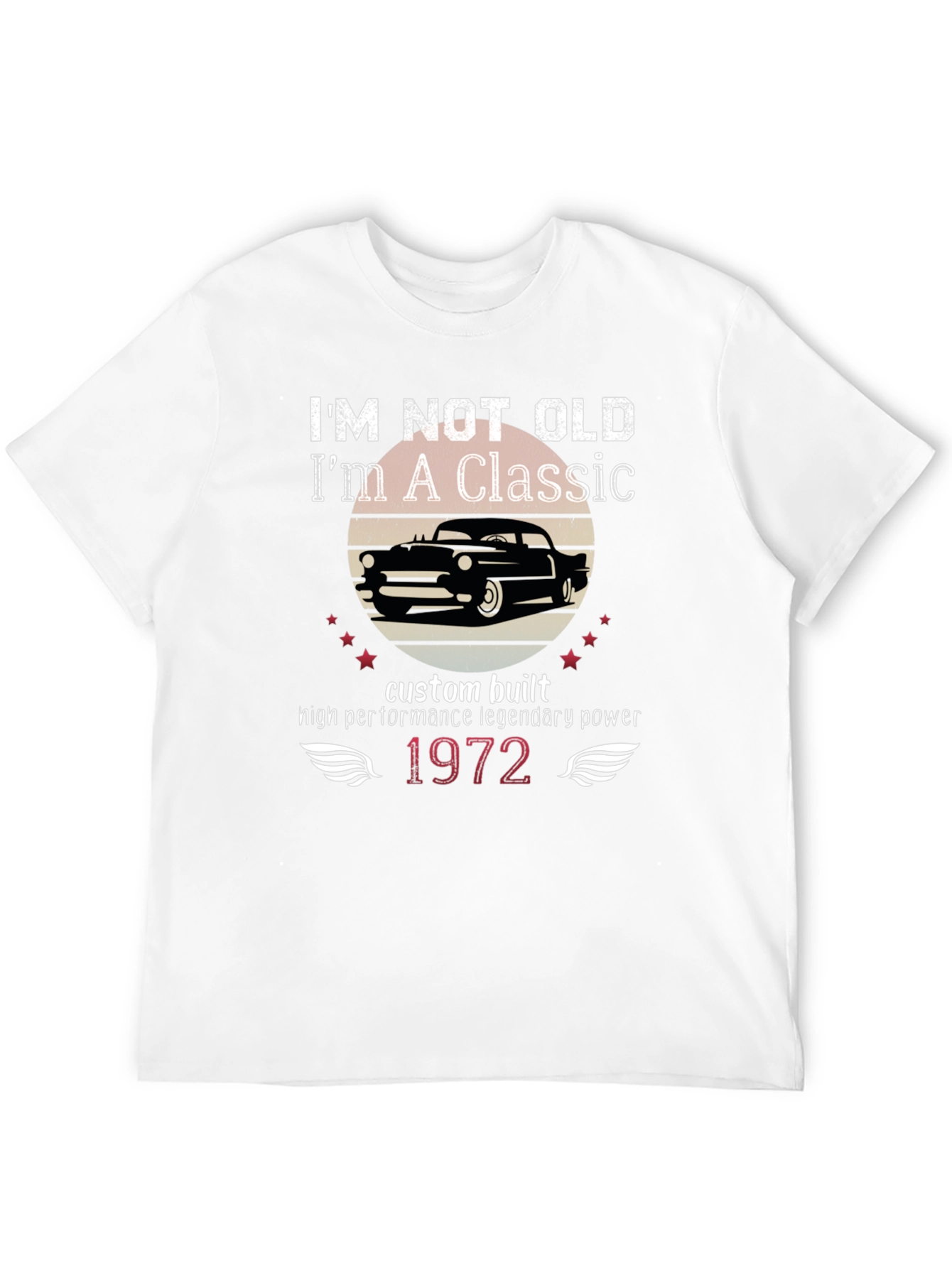 Classic 1972 Car Enthusiast T-Shirt