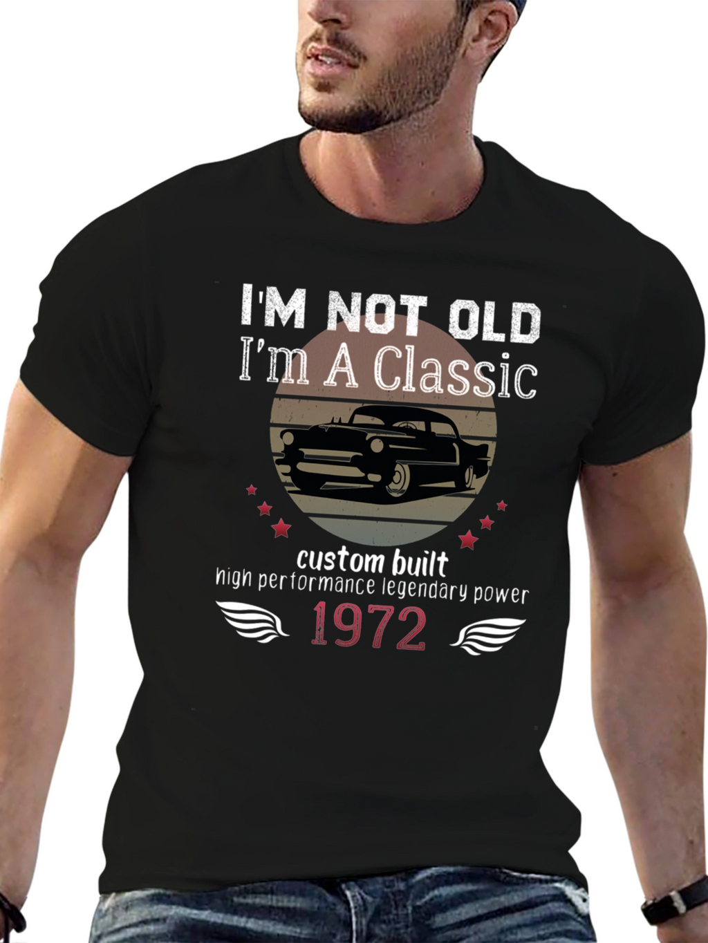 Classic 1972 Car Enthusiast T-Shirt