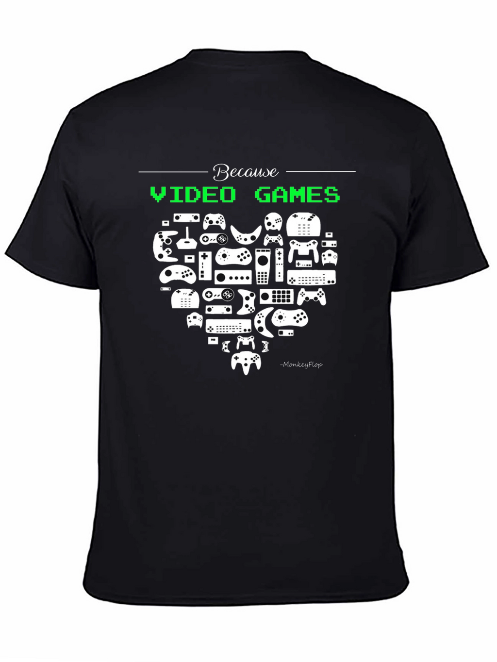 Video Games Heart T-Shirt - Gamer Tee