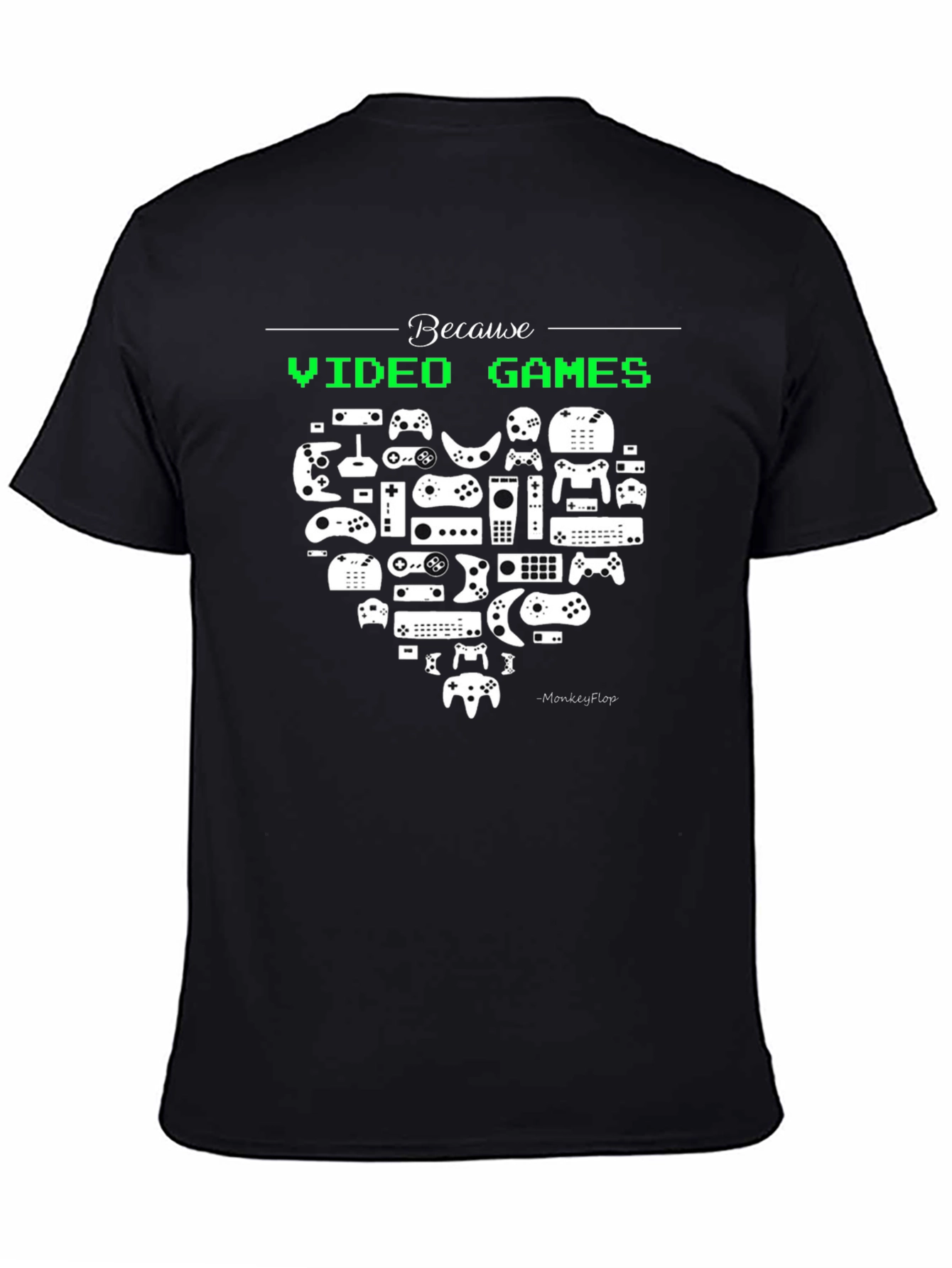 Video Games Heart T-Shirt - Gamer Tee