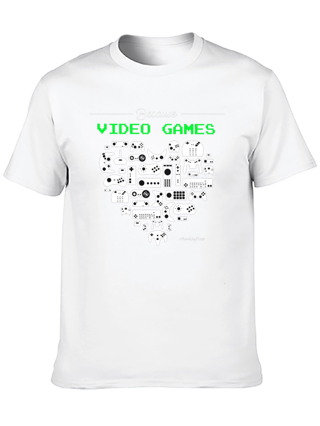 Video Games Heart T-Shirt - Gamer Tee