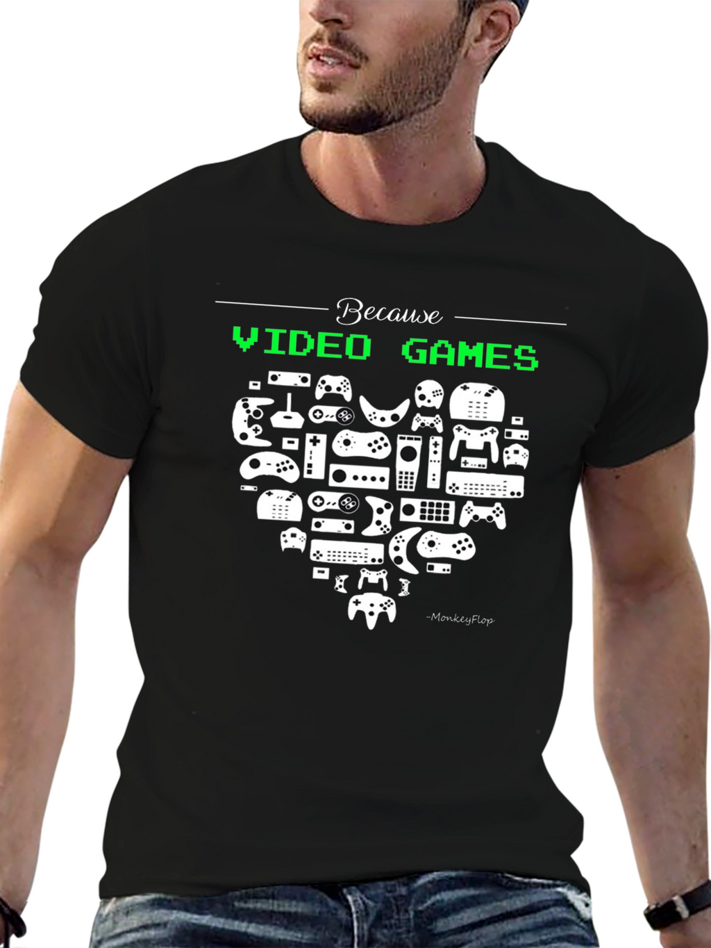 Video Games Heart T-Shirt - Gamer Tee