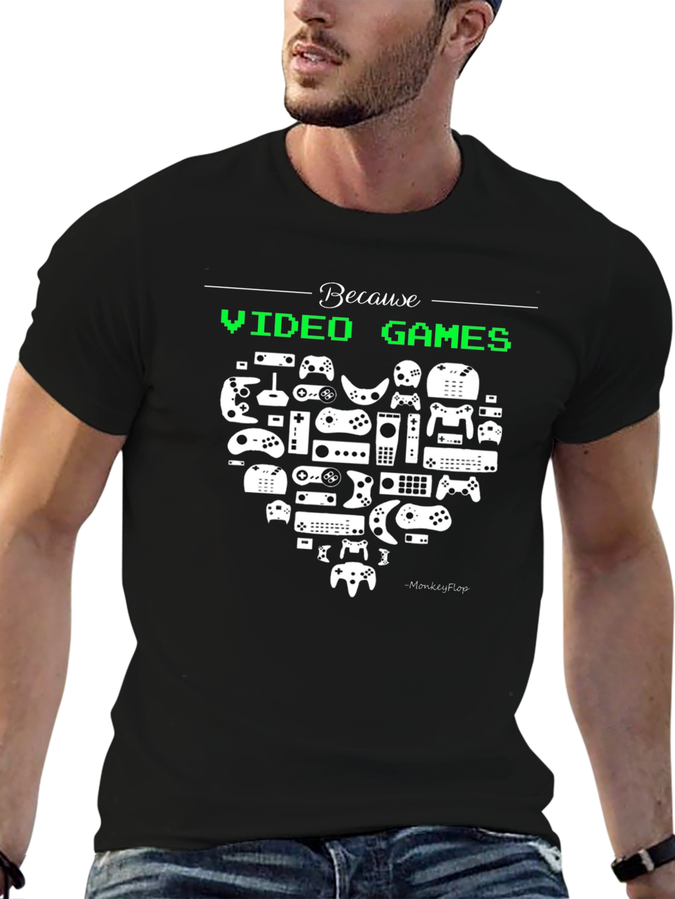 Video Games Heart T-Shirt - Gamer Tee