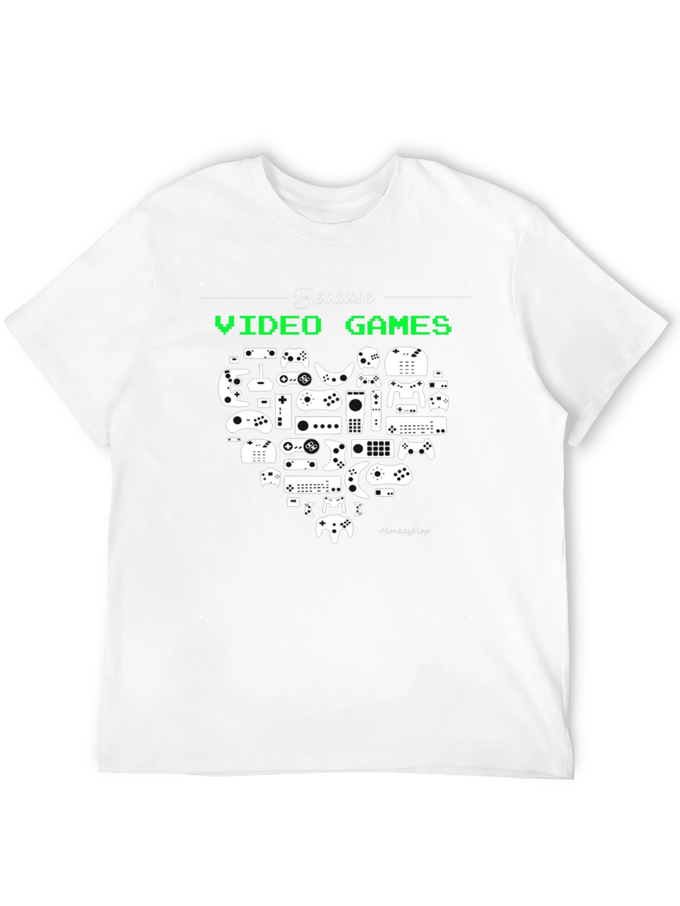 Video Games Heart T-Shirt - Gamer Tee