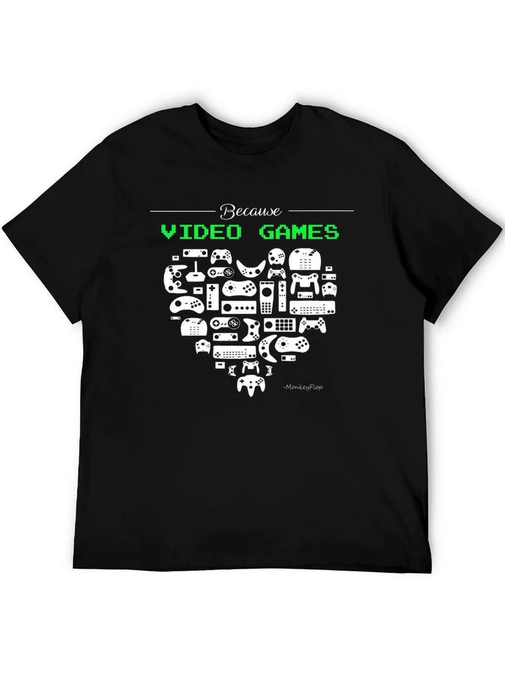 Video Games Heart T-Shirt - Gamer Tee