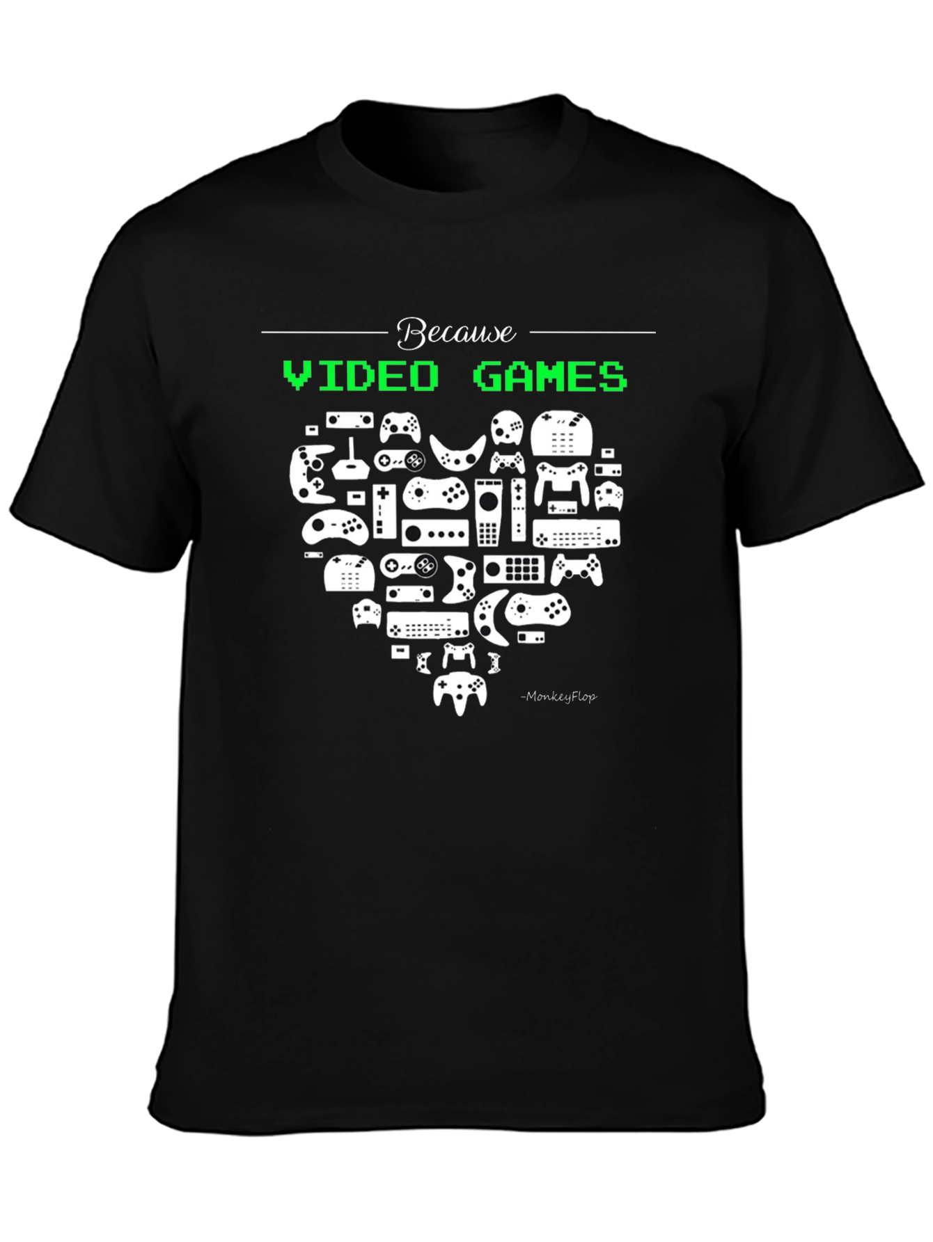 Video Games Heart T-Shirt - Gamer Tee