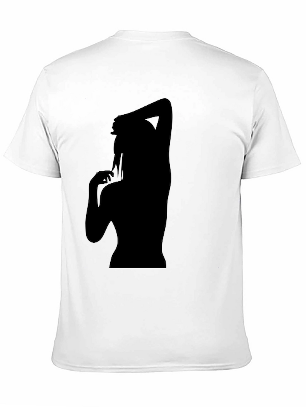 Silhouette Graphic T-Shirt - Trendy Black Tee