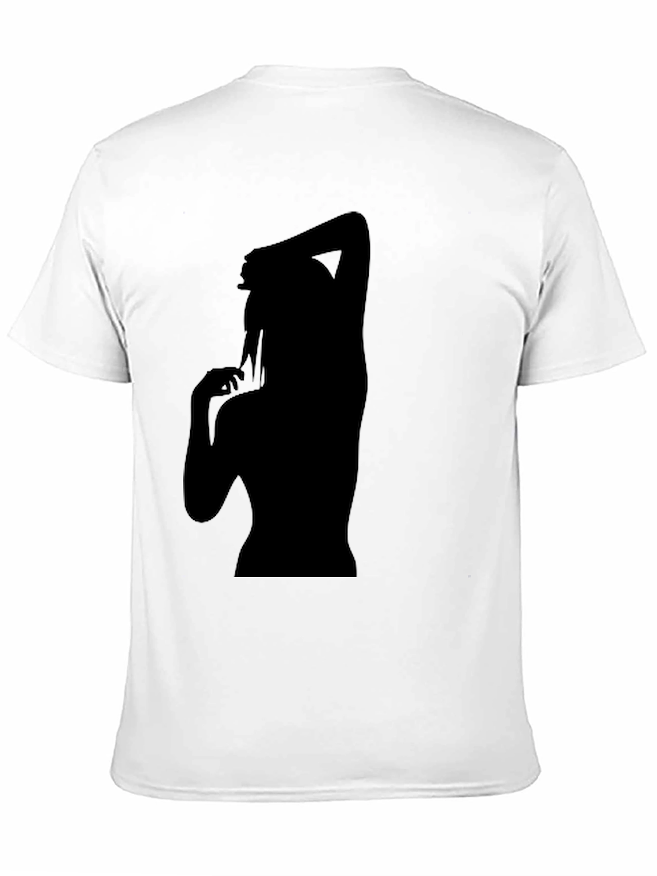 Silhouette Graphic T-Shirt - Trendy Black Tee