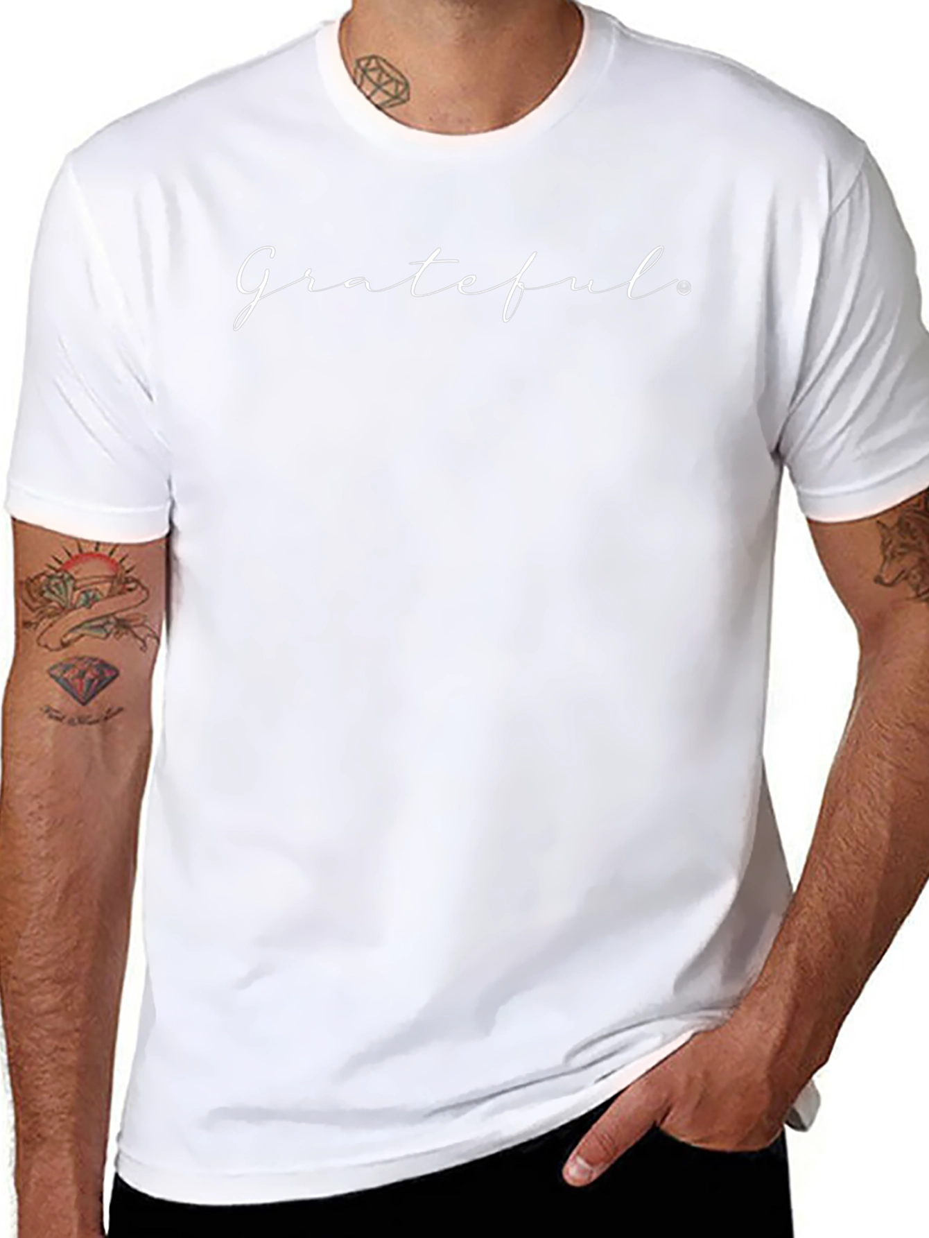 Grateful Tee - Stylish Soft Cotton Blend