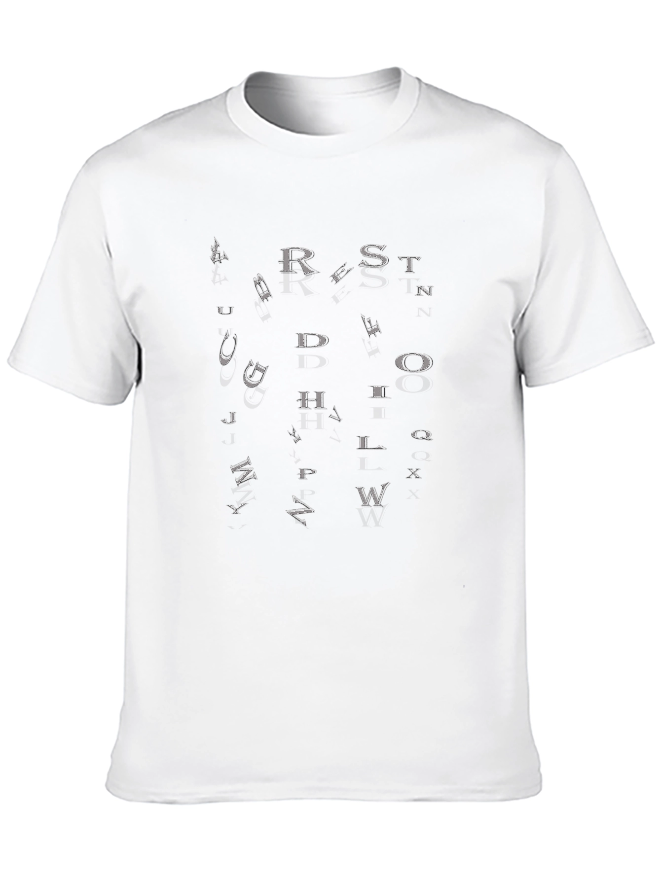 Alphabetical T-Shirt Black