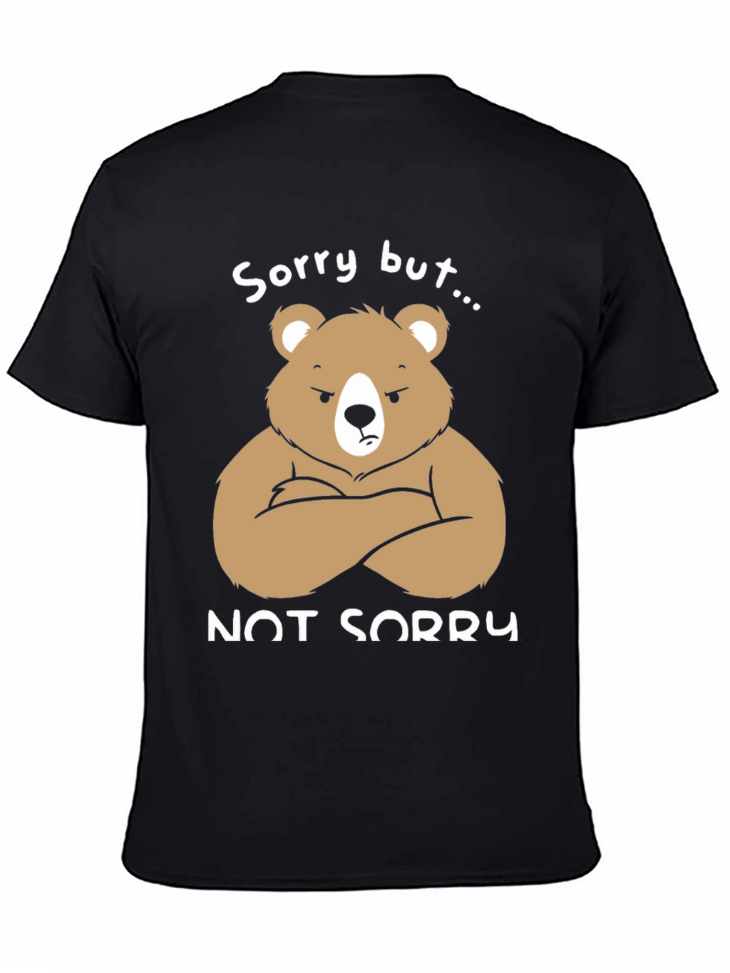 Grumpy Bear Not Sorry Graphic T-Shirt