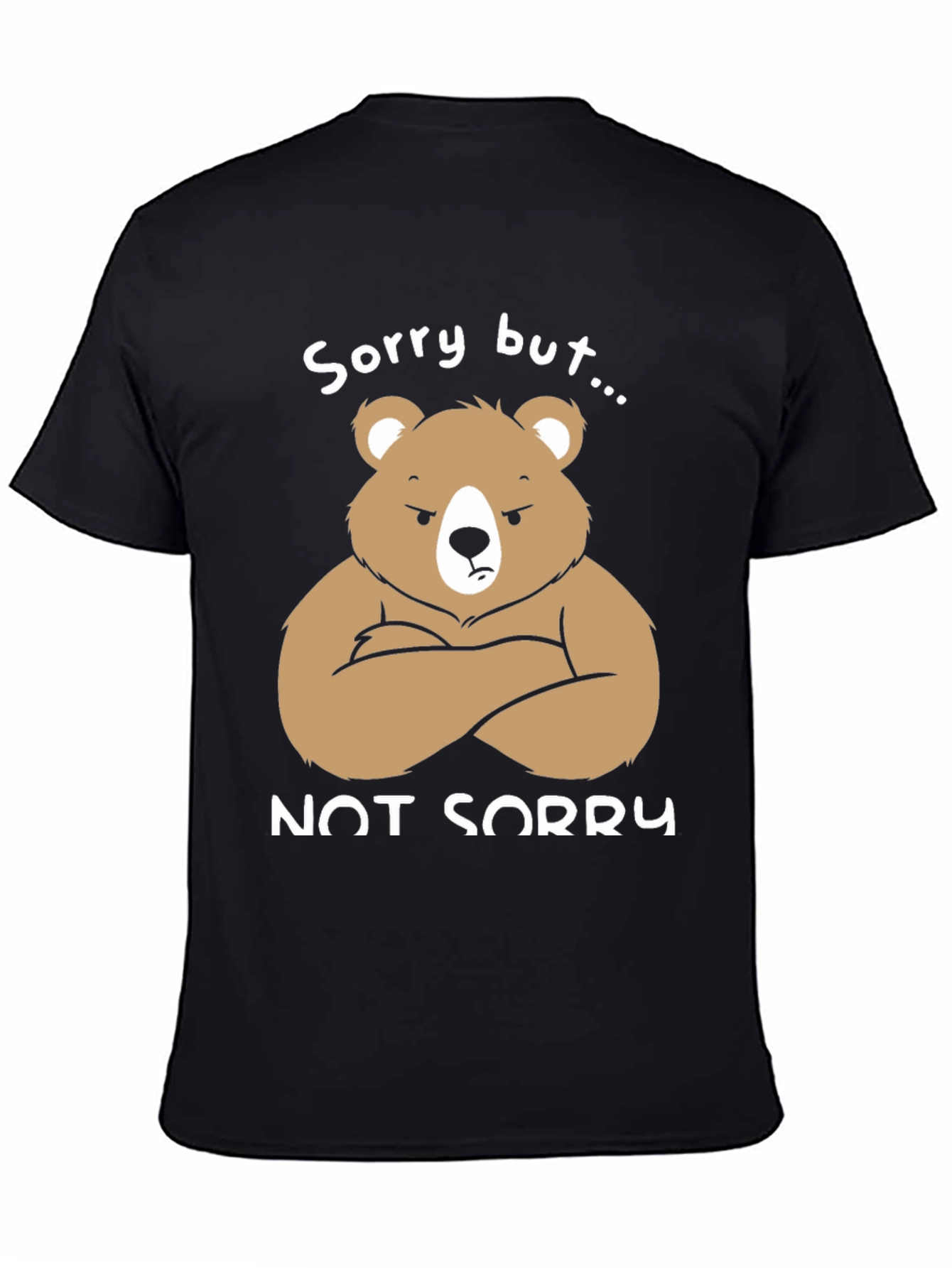 Grumpy Bear Not Sorry Graphic T-Shirt