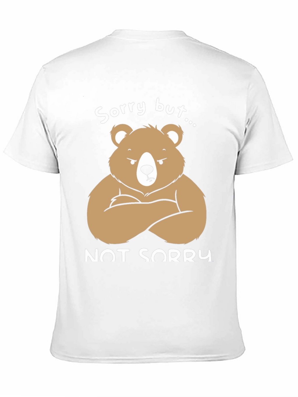 Grumpy Bear Not Sorry Graphic T-Shirt