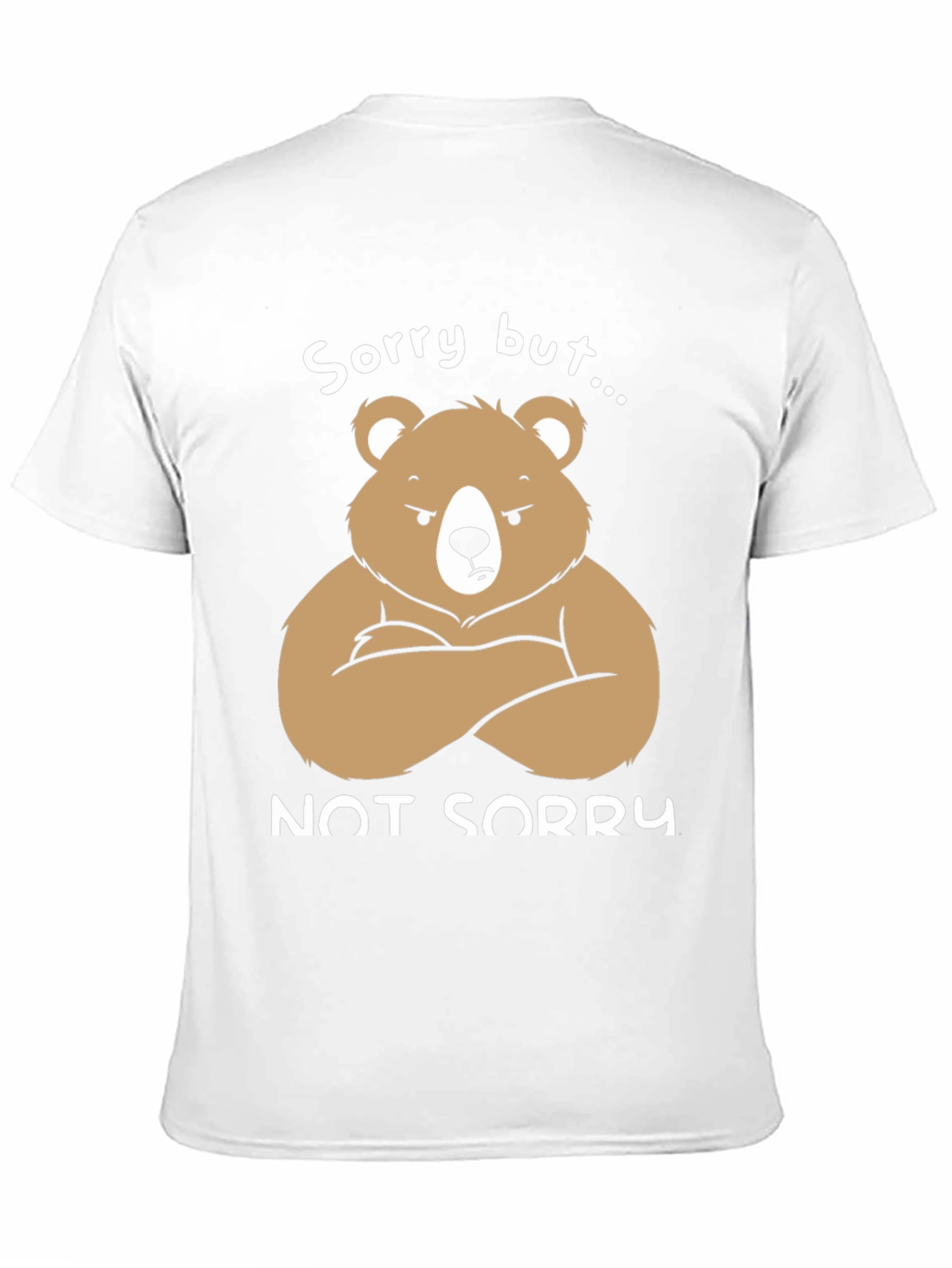 Grumpy Bear Not Sorry Graphic T-Shirt
