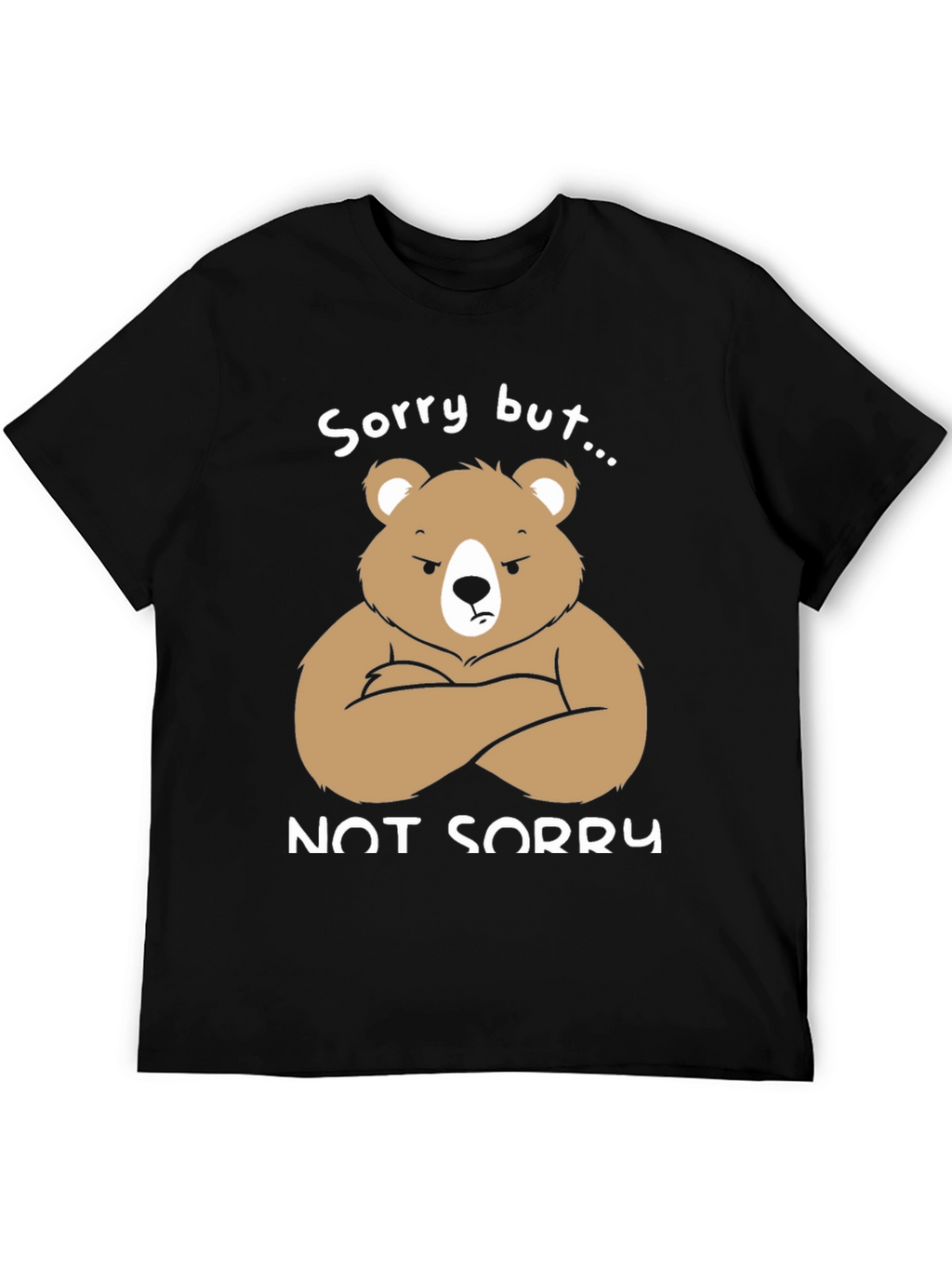 Grumpy Bear Not Sorry Graphic T-Shirt
