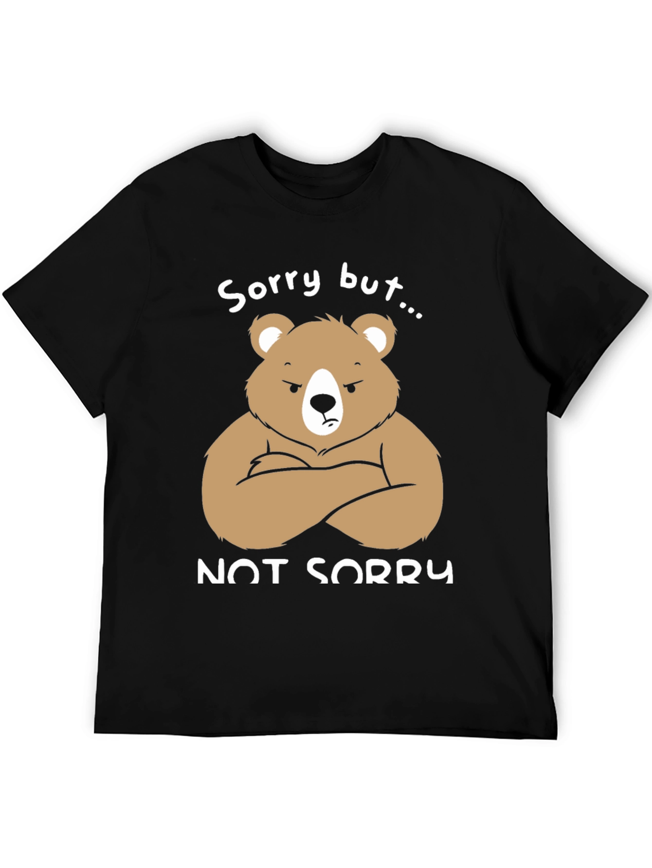 Grumpy Bear Not Sorry Graphic T-Shirt