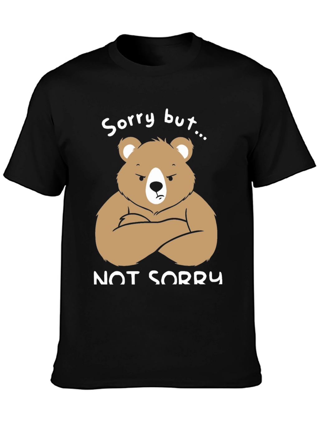 Grumpy Bear Not Sorry Graphic T-Shirt