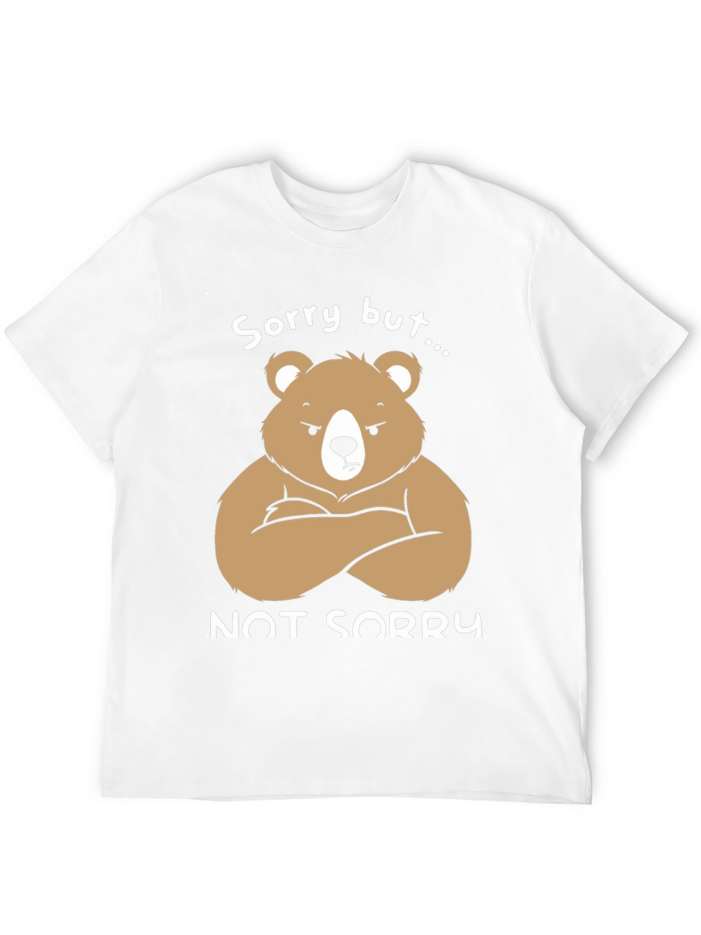Grumpy Bear Not Sorry Graphic T-Shirt